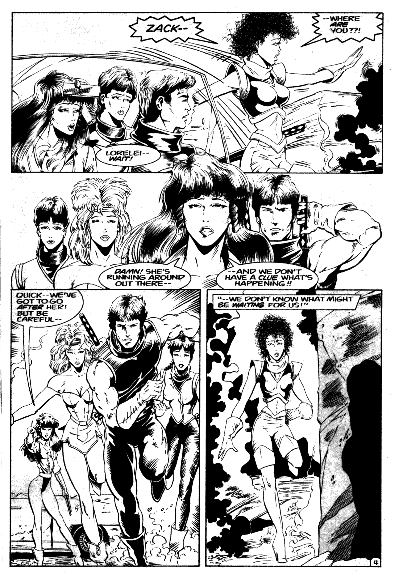 Read online Ex-Mutants (1986) comic -  Issue #7 - 10