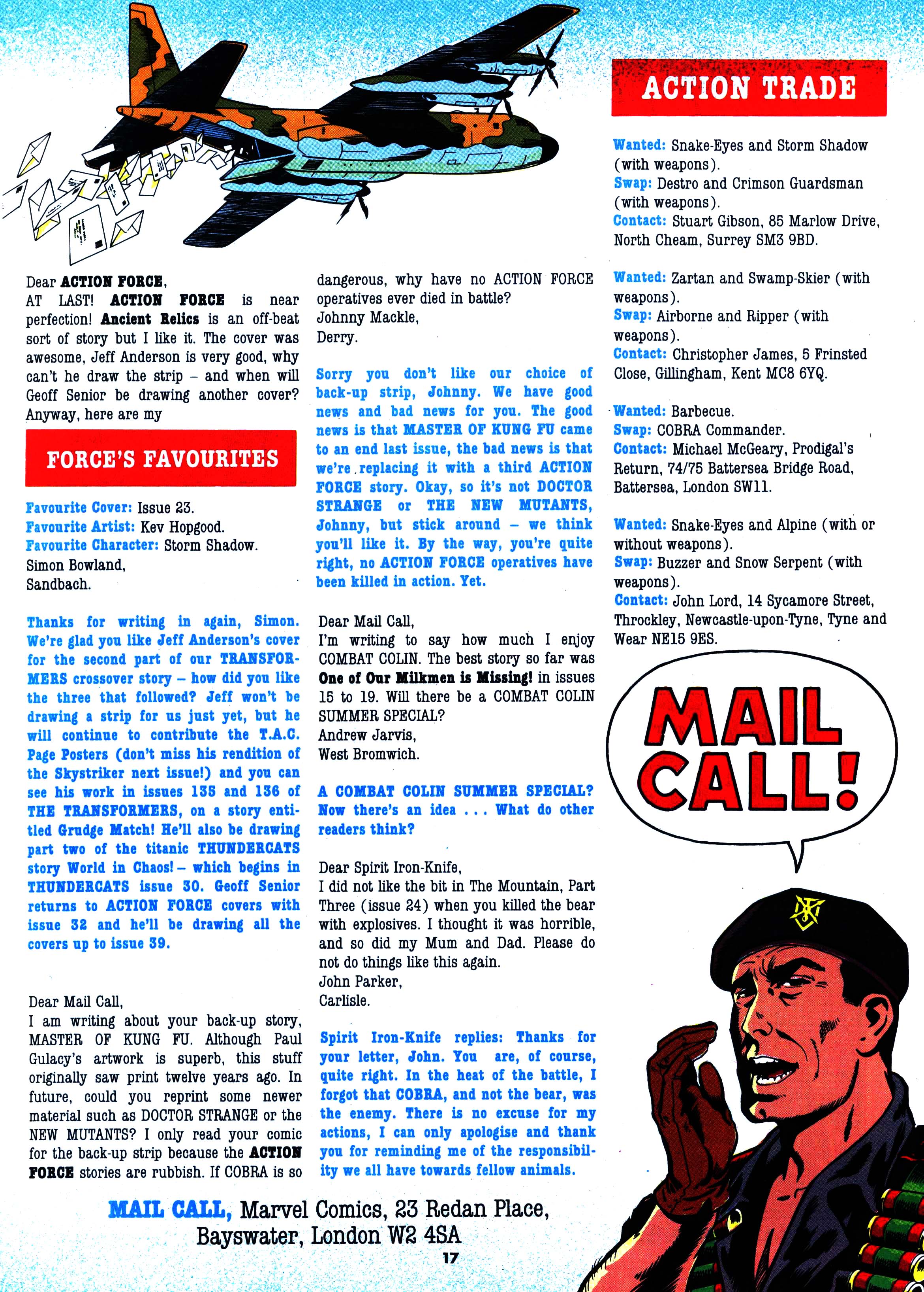Read online Action Force comic -  Issue #30 - 17