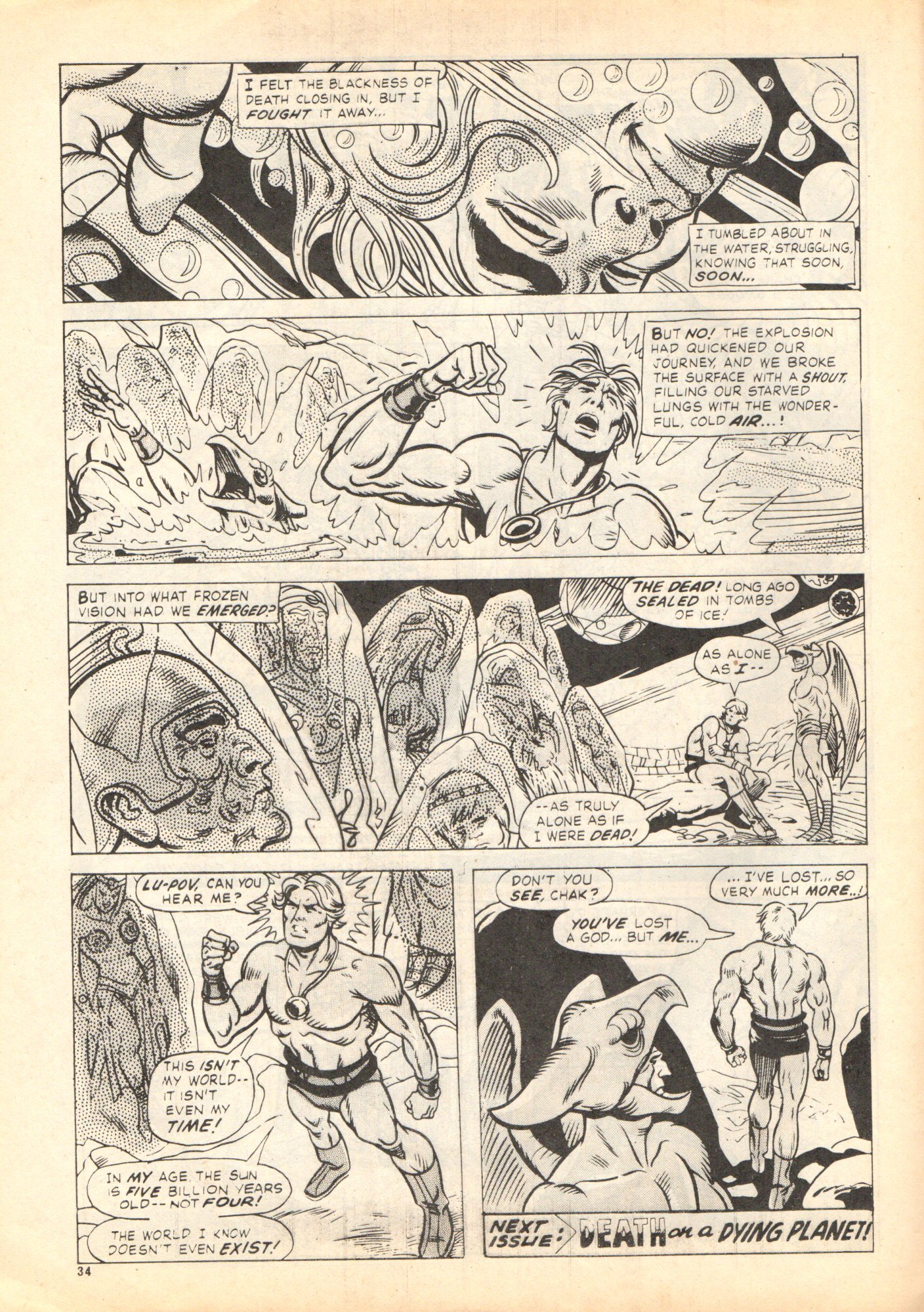 Read online Planet of the Apes (1974) comic -  Issue #4 - 34