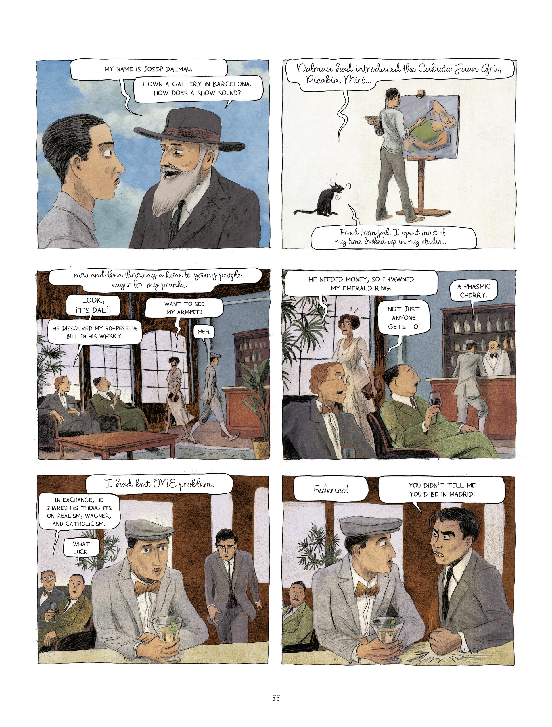 Read online Dalí: Before Gala comic -  Issue # TPB - 57