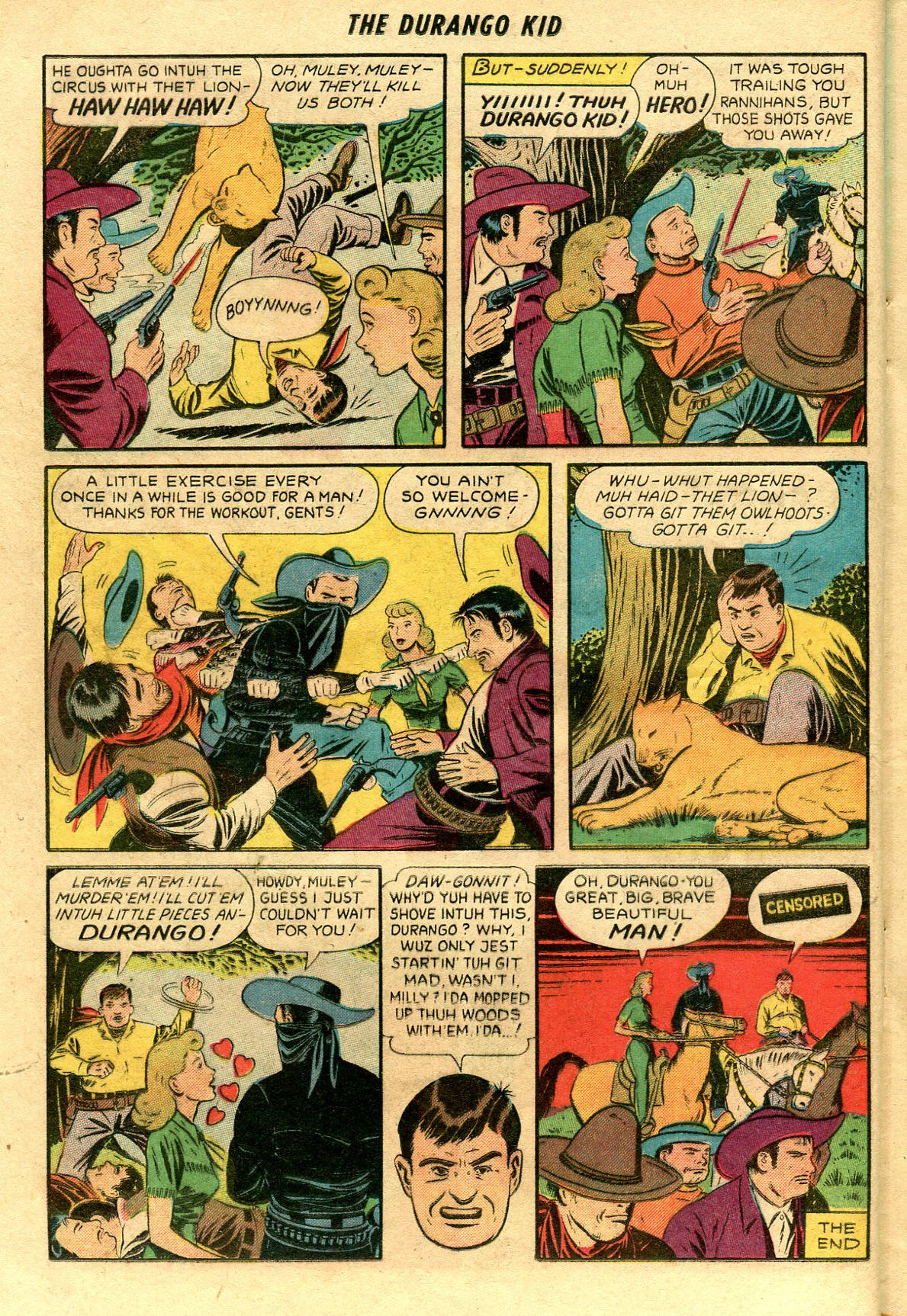 Read online Charles Starrett as The Durango Kid comic -  Issue #19 - 14