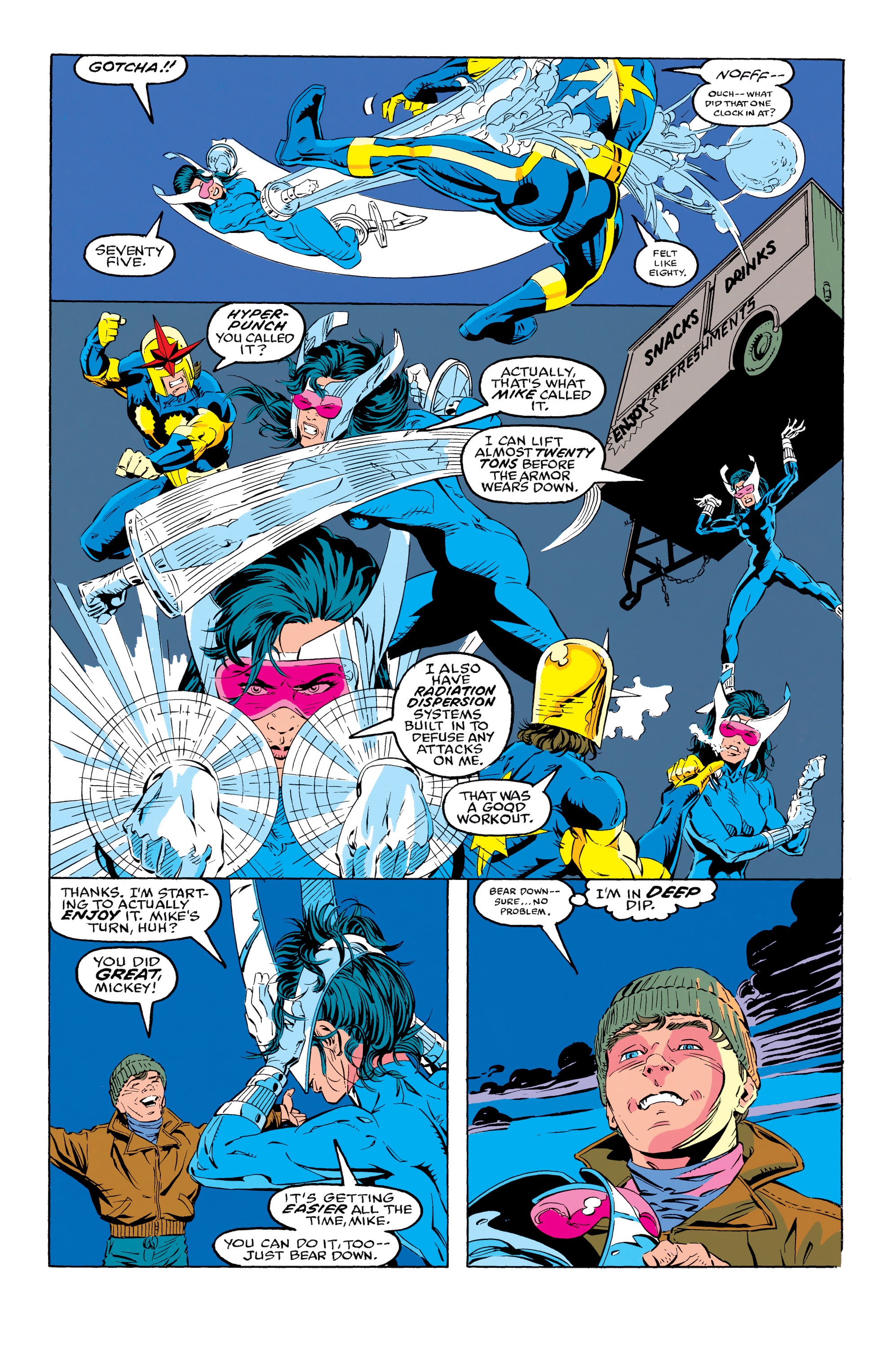 Read online The New Warriors comic -  Issue #35 - 8