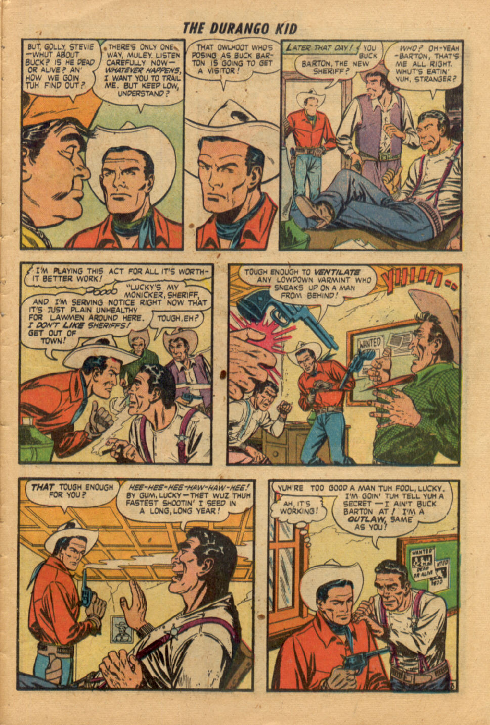 Read online Charles Starrett as The Durango Kid comic -  Issue #8 - 28