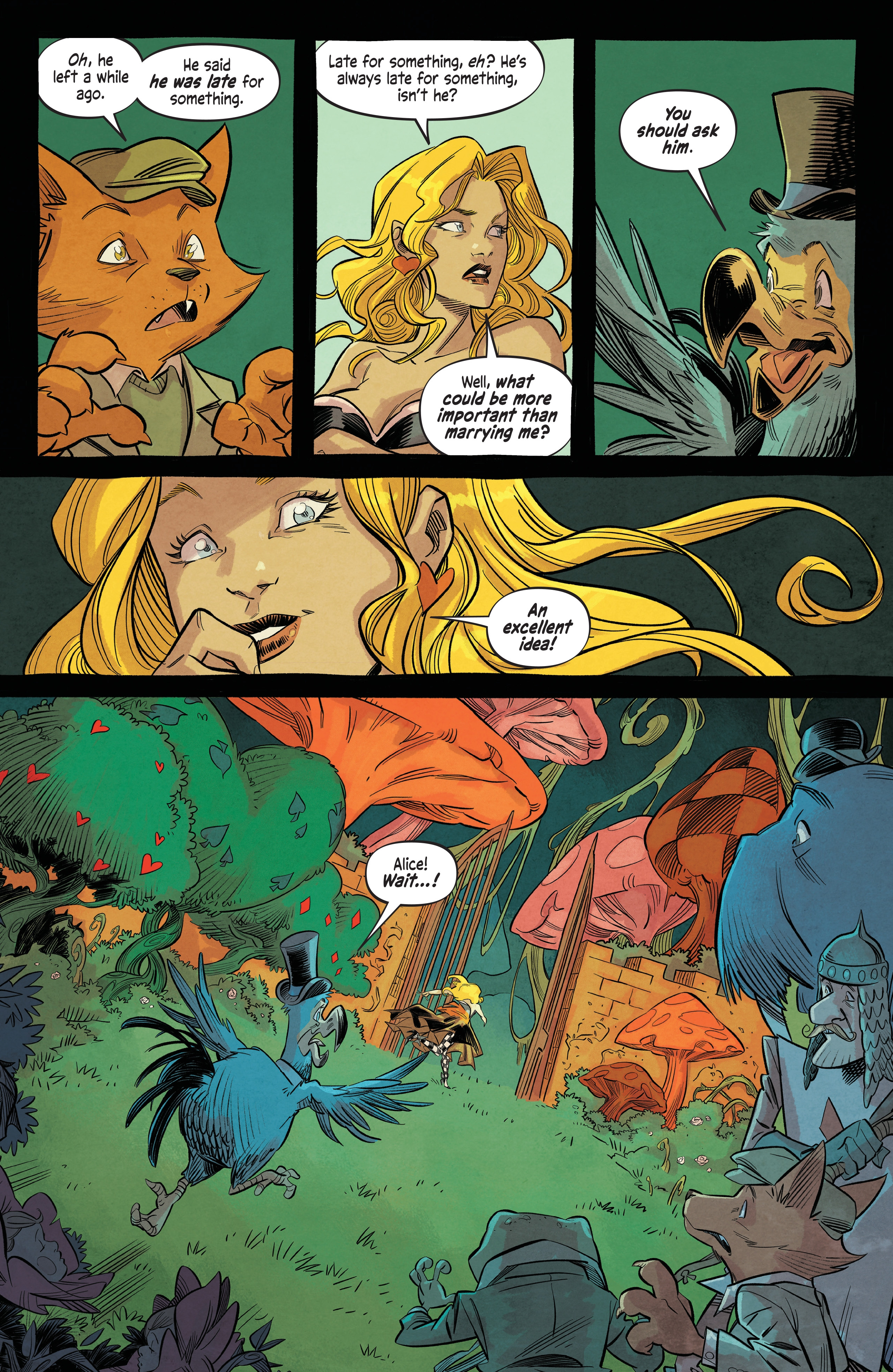 Read online Alice Never After comic -  Issue #4 - 14