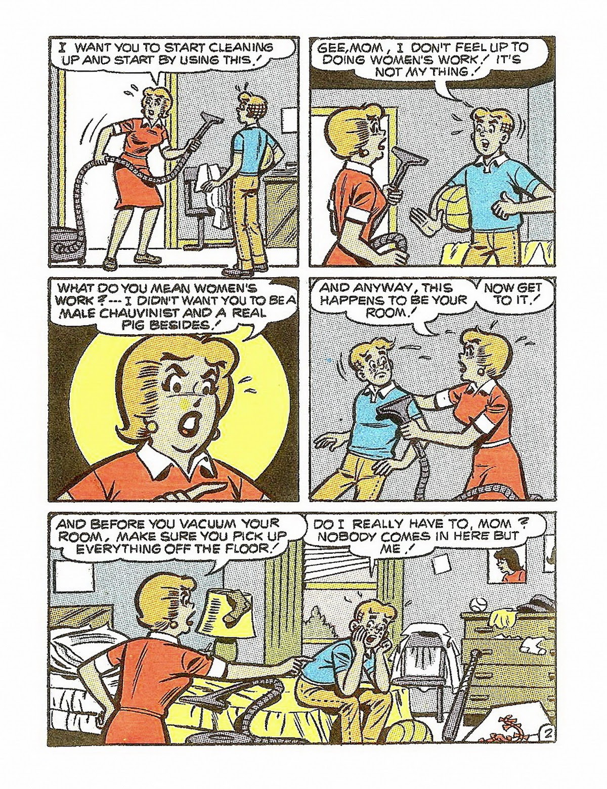 Read online Archie's Double Digest Magazine comic -  Issue #53 - 216