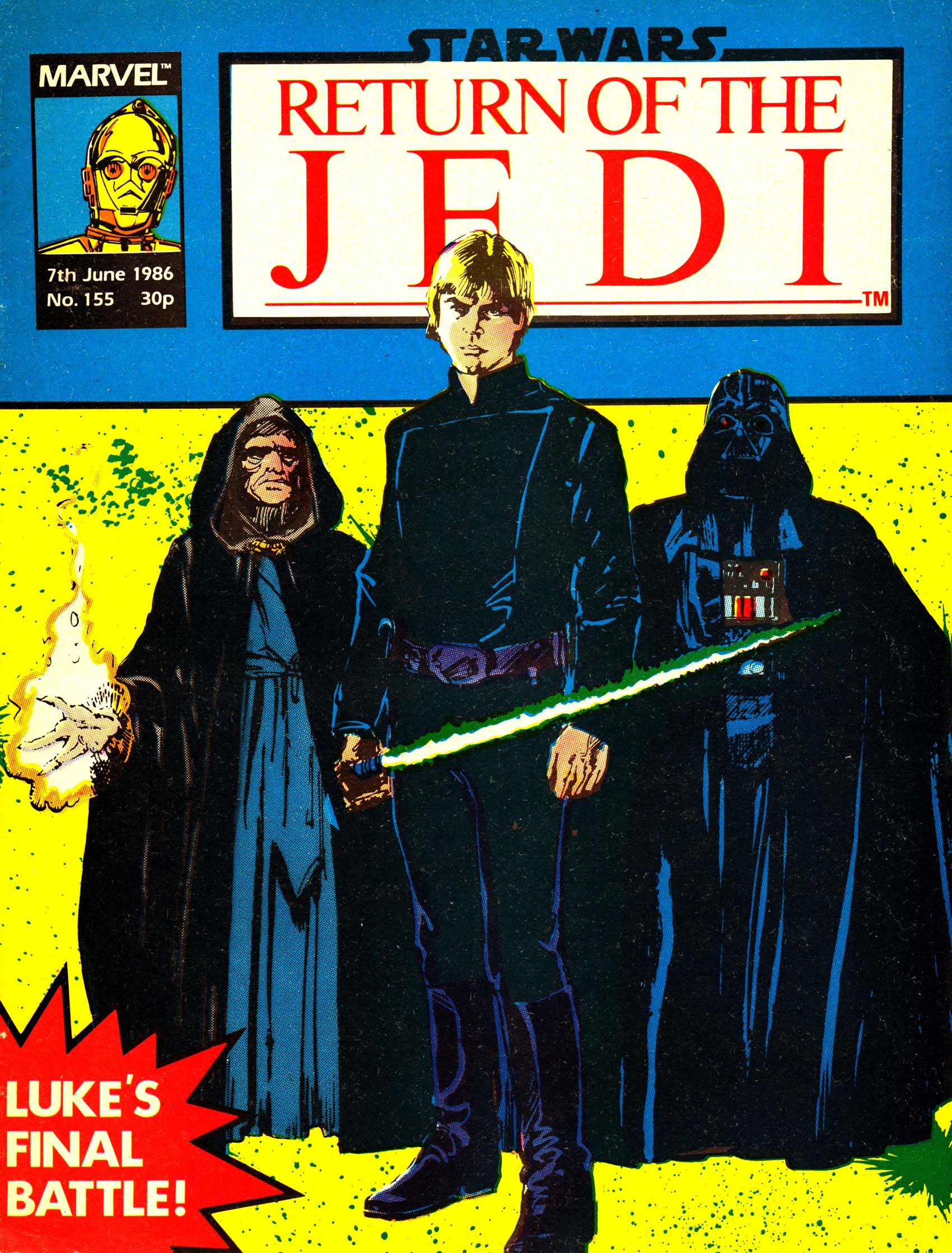 Read online Return of the Jedi comic -  Issue #155 - 1