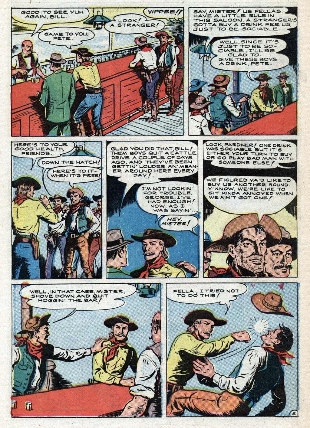 Read online Cowboy Western Comics (1948) comic -  Issue #20 - 33