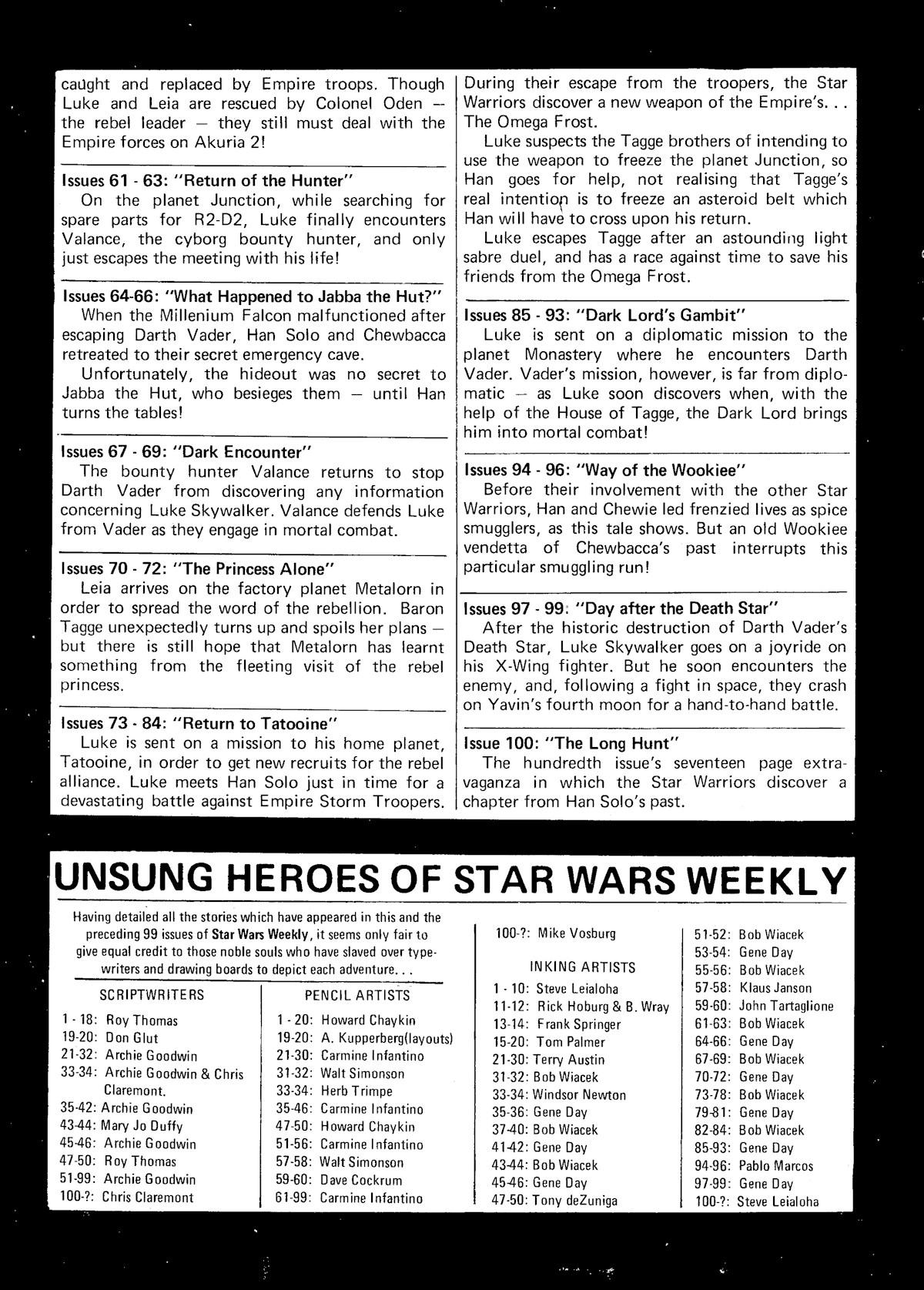 Read online Star Wars Weekly comic -  Issue #100 - 14