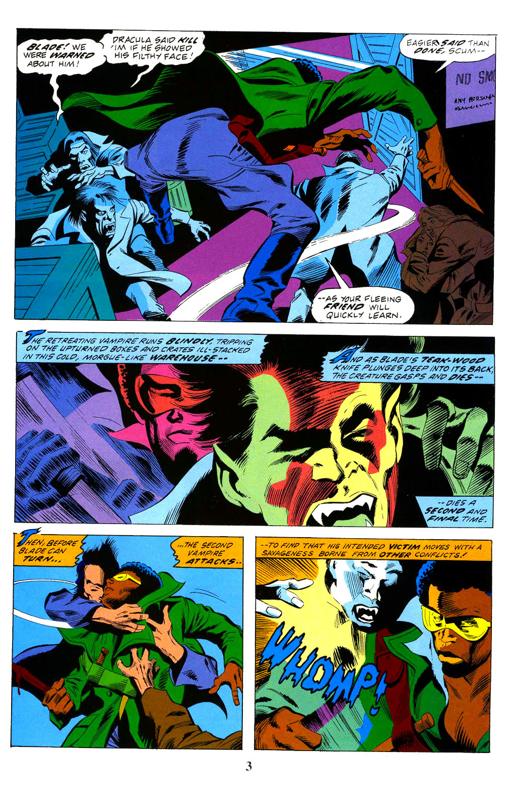 Read online Marvel Milestones: Blade, Man-Thing and Satana comic -  Issue # Full - 5