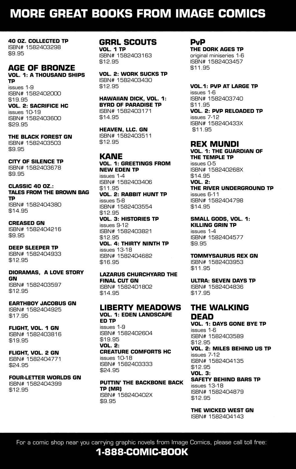 Read online Image Holiday Special 2005 comic -  Issue # TPB - 99