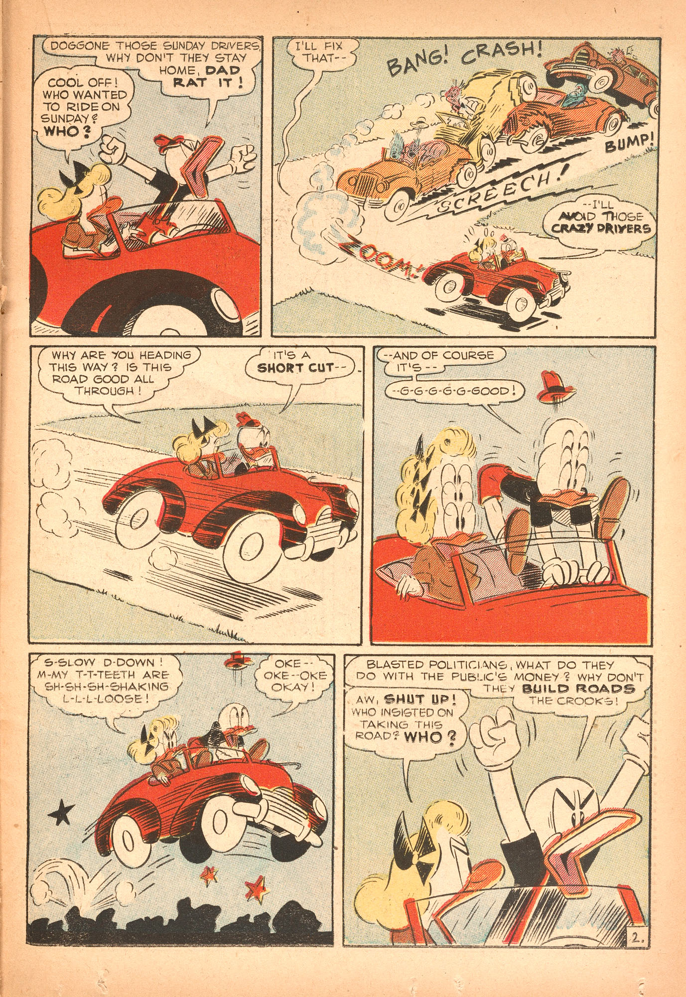 Read online Super Duck Comics comic -  Issue #29 - 33