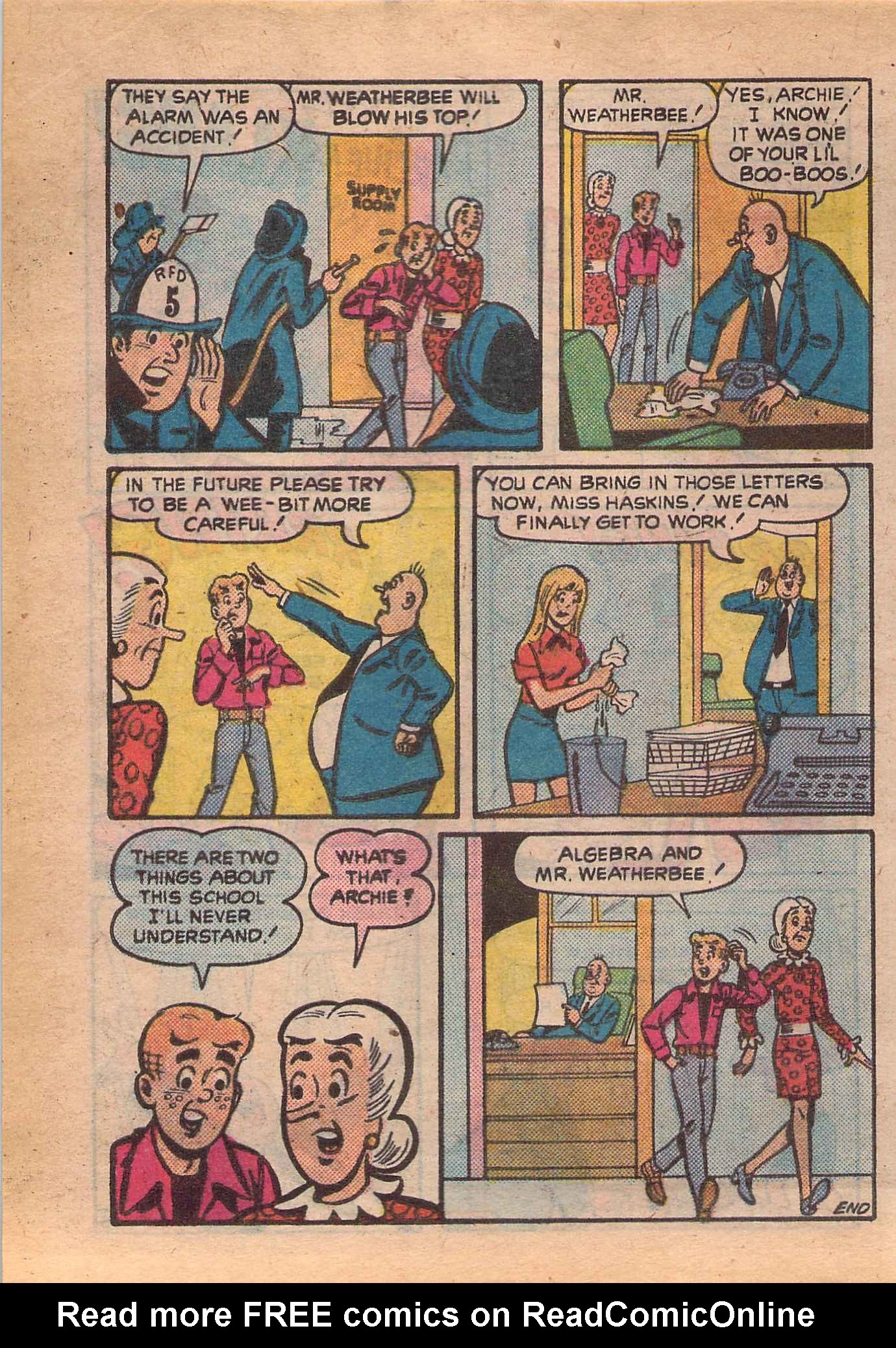 Read online Archie's Double Digest Magazine comic -  Issue #34 - 136