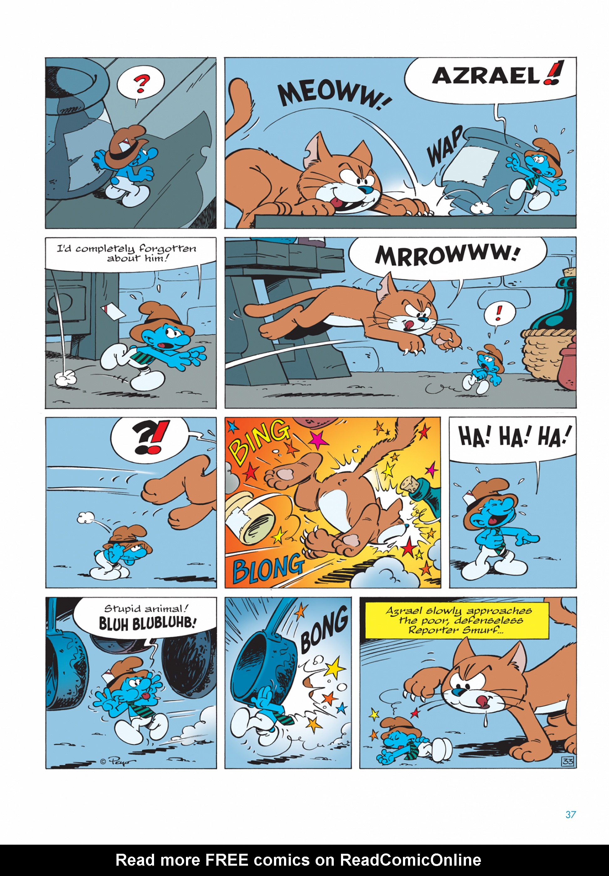 Read online The Smurfs comic -  Issue #24 - 37