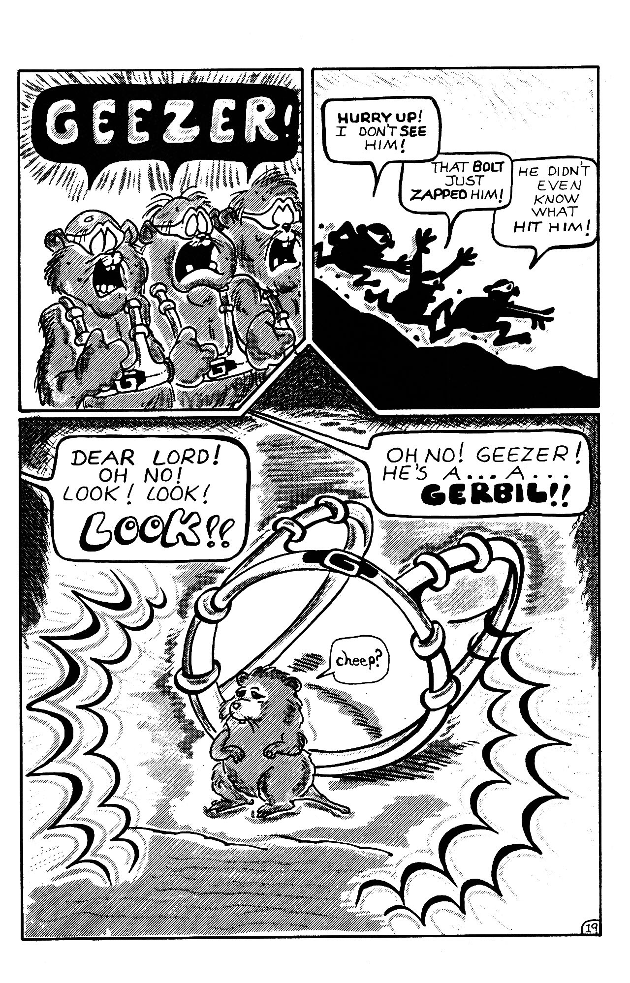 Read online Geriatric Gangrene Jujitsu Gerbils comic -  Issue #2 - 22