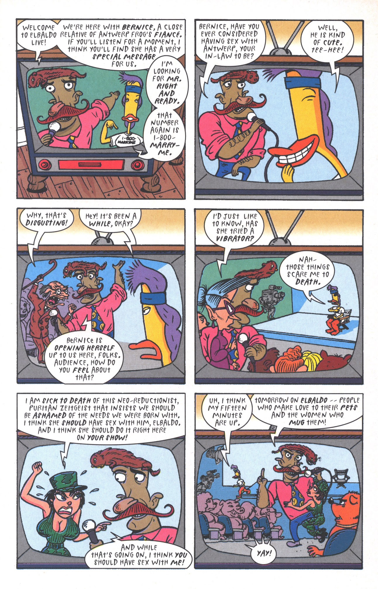 Read online Duckman : The Mob Frog Saga comic -  Issue #2 - 7