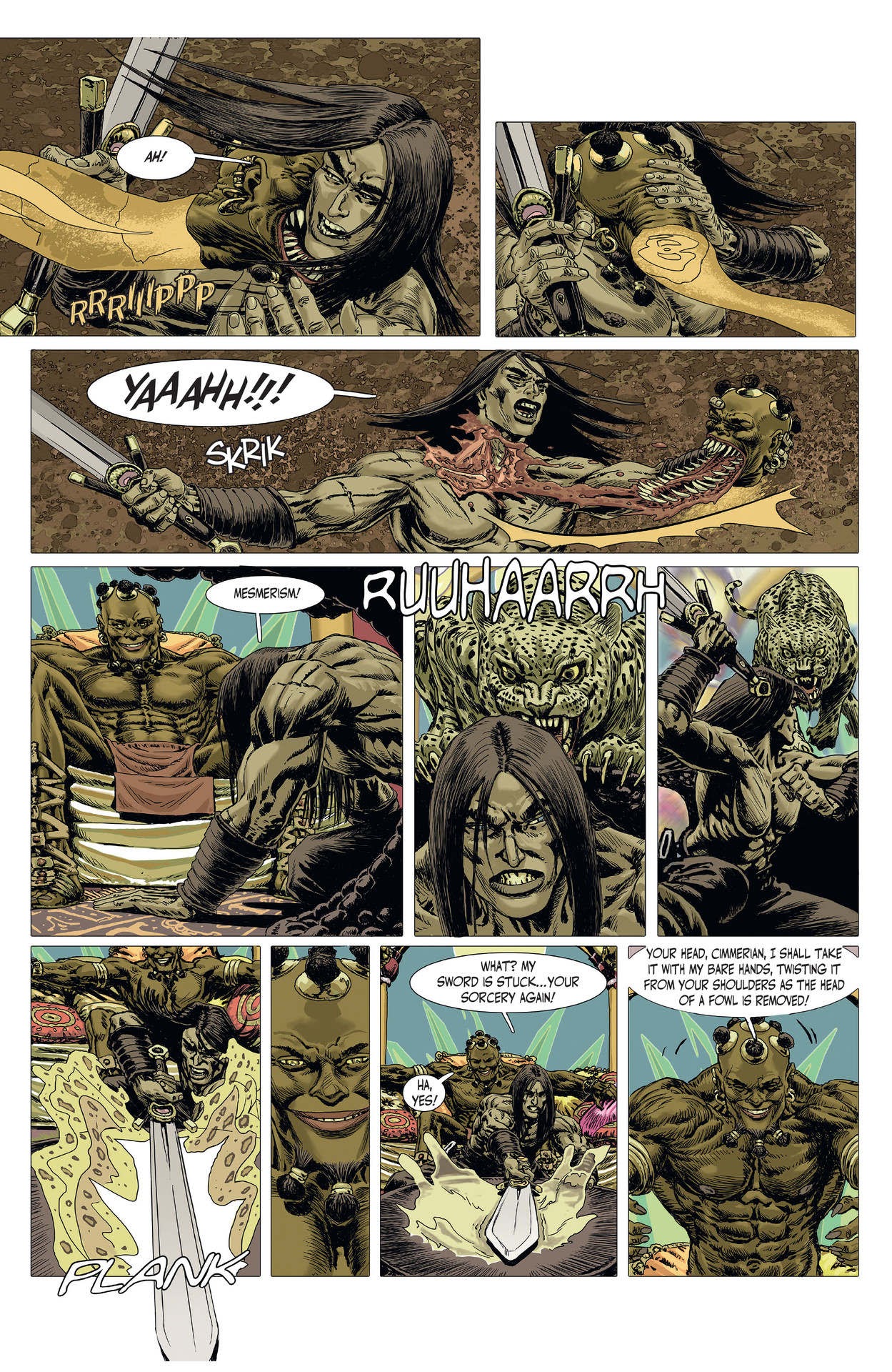 Read online The Cimmerian comic -  Issue # TPB 3 - 109