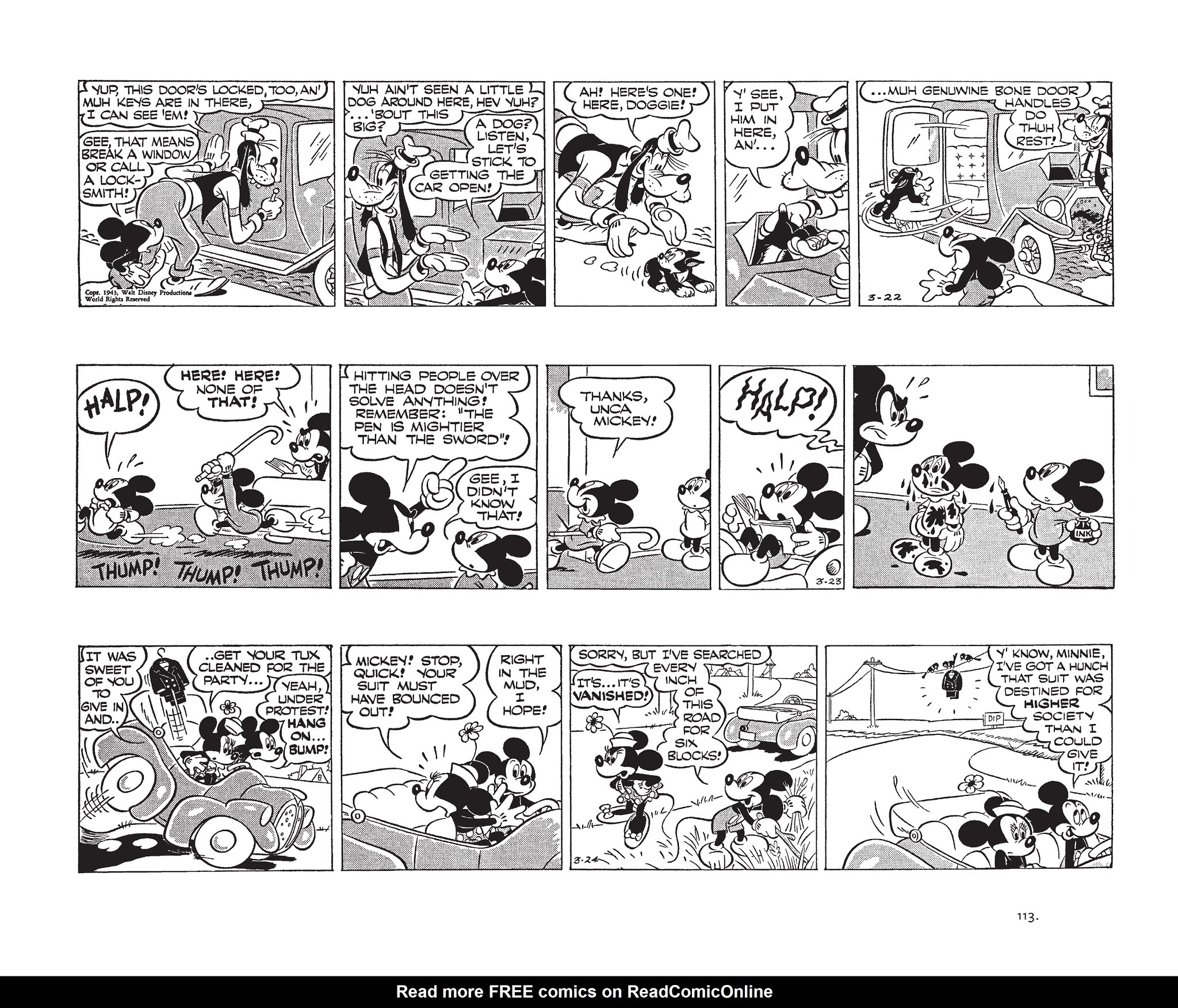 Read online Walt Disney's Mickey Mouse by Floyd Gottfredson comic -  Issue # TPB 7 (Part 2) - 13