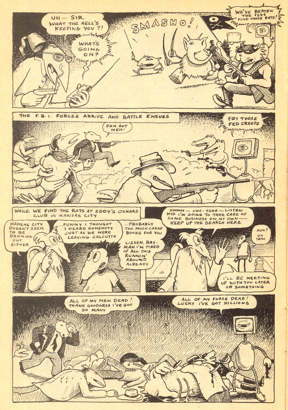 Read online Mickey Rat comic -  Issue #2 - 17