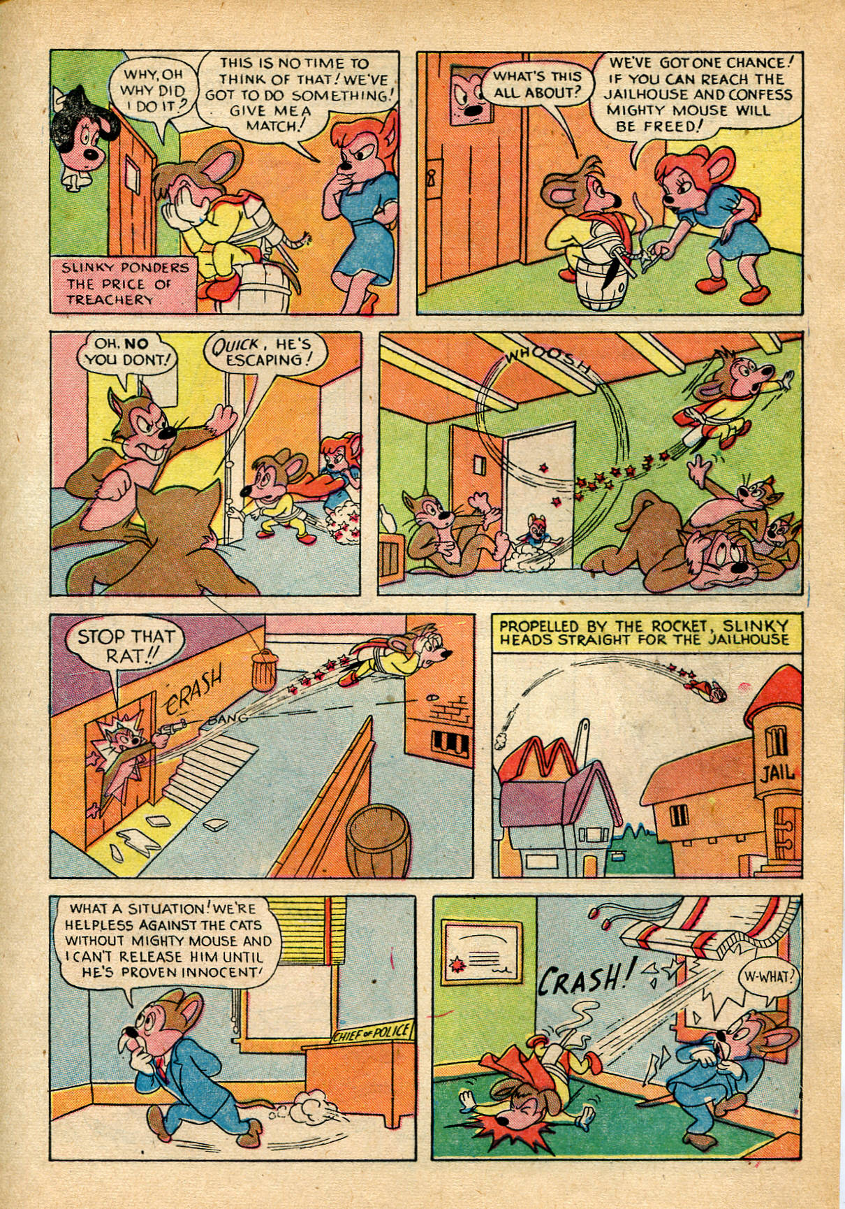 Read online Paul Terry's Mighty Mouse Comics comic -  Issue #20 - 25