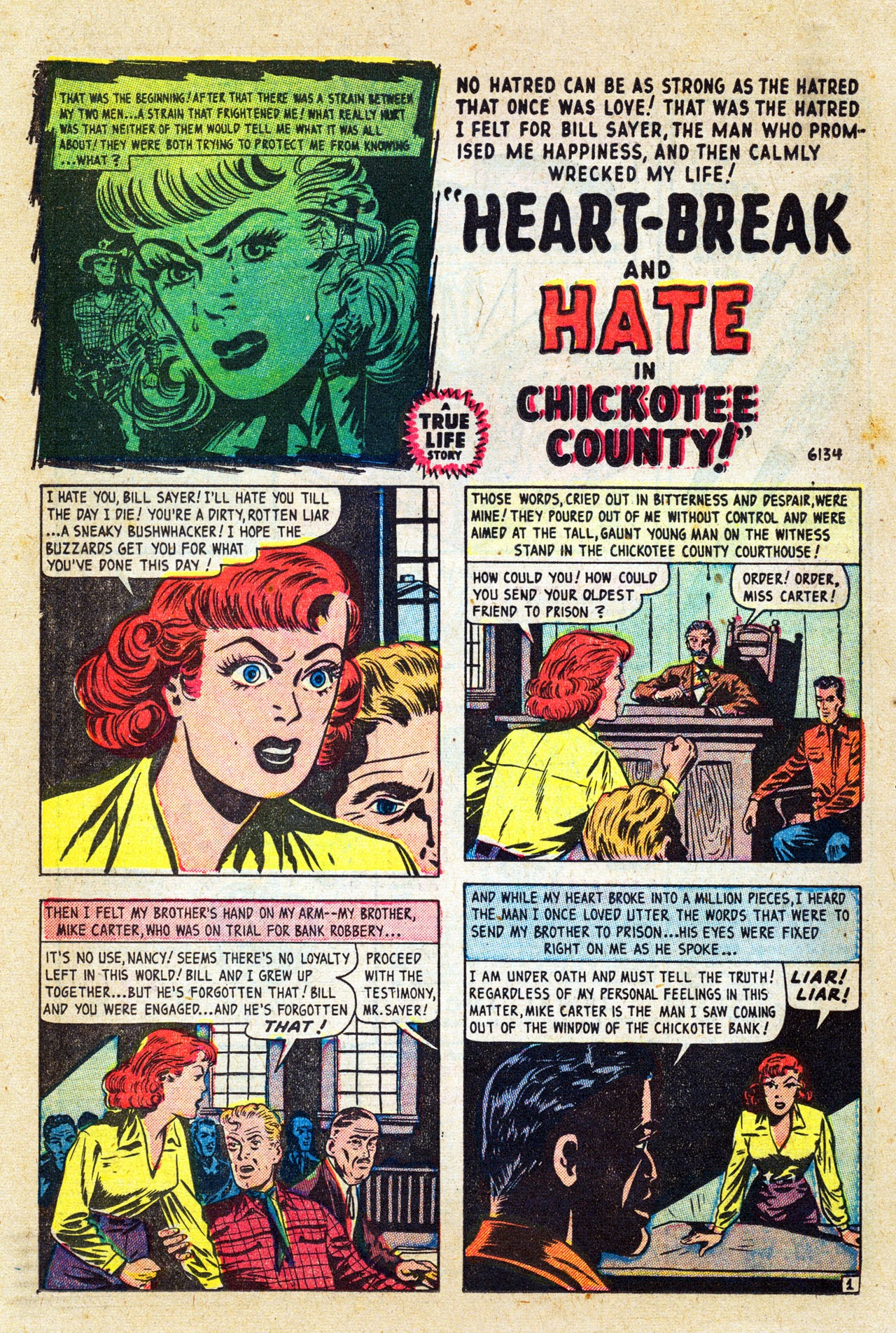 Read online Cowboy Romances comic -  Issue #1 - 26