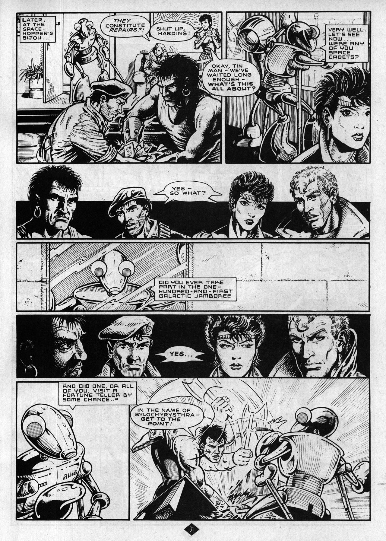 Read online Captain Britain (1985) comic -  Issue #10 - 31