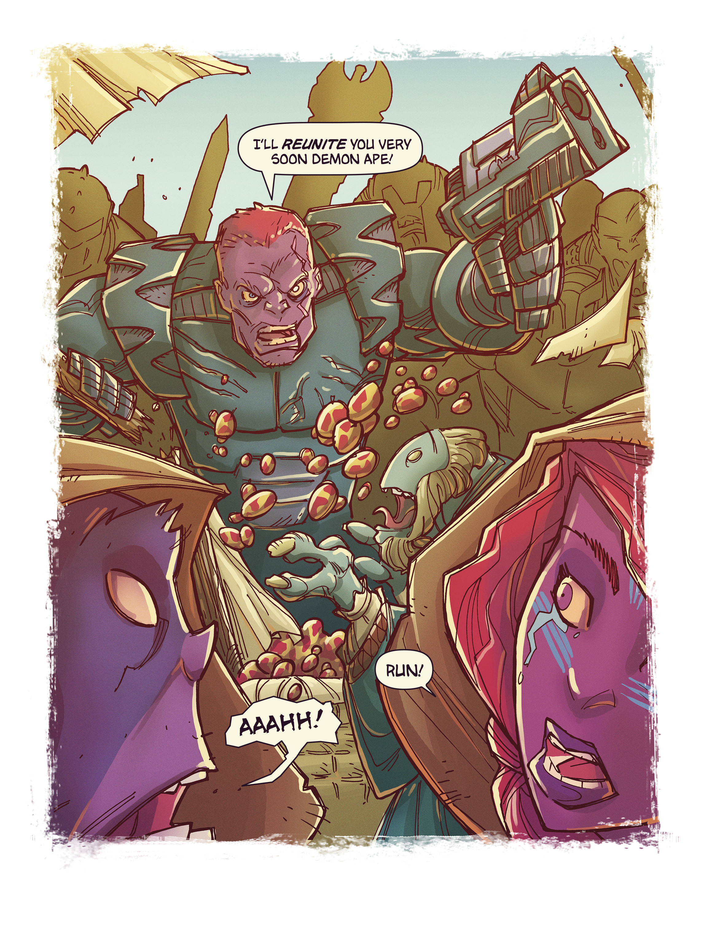 Read online Kyrra: Alien Jungle Girl comic -  Issue #8 - 9