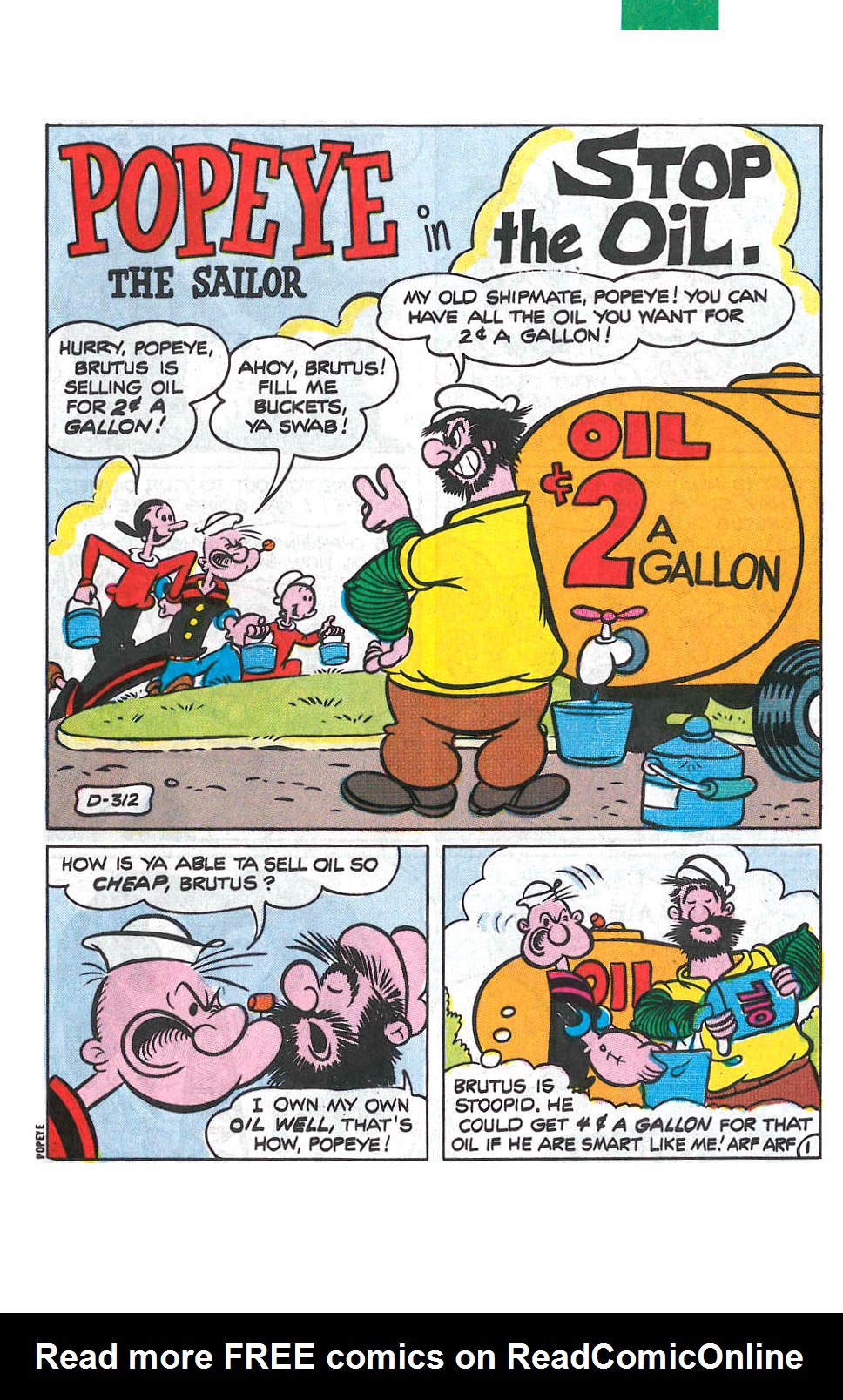 Read online Popeye (1993) comic -  Issue #6 - 7