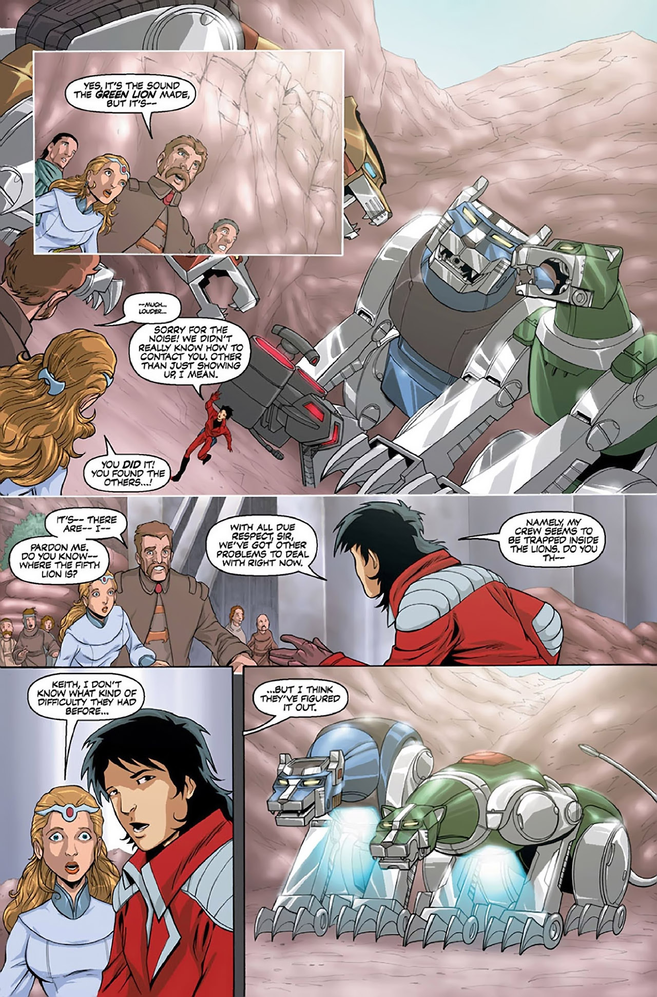 Read online Voltron: Defender of the Universe (Existed) comic -  Issue #3 - 19