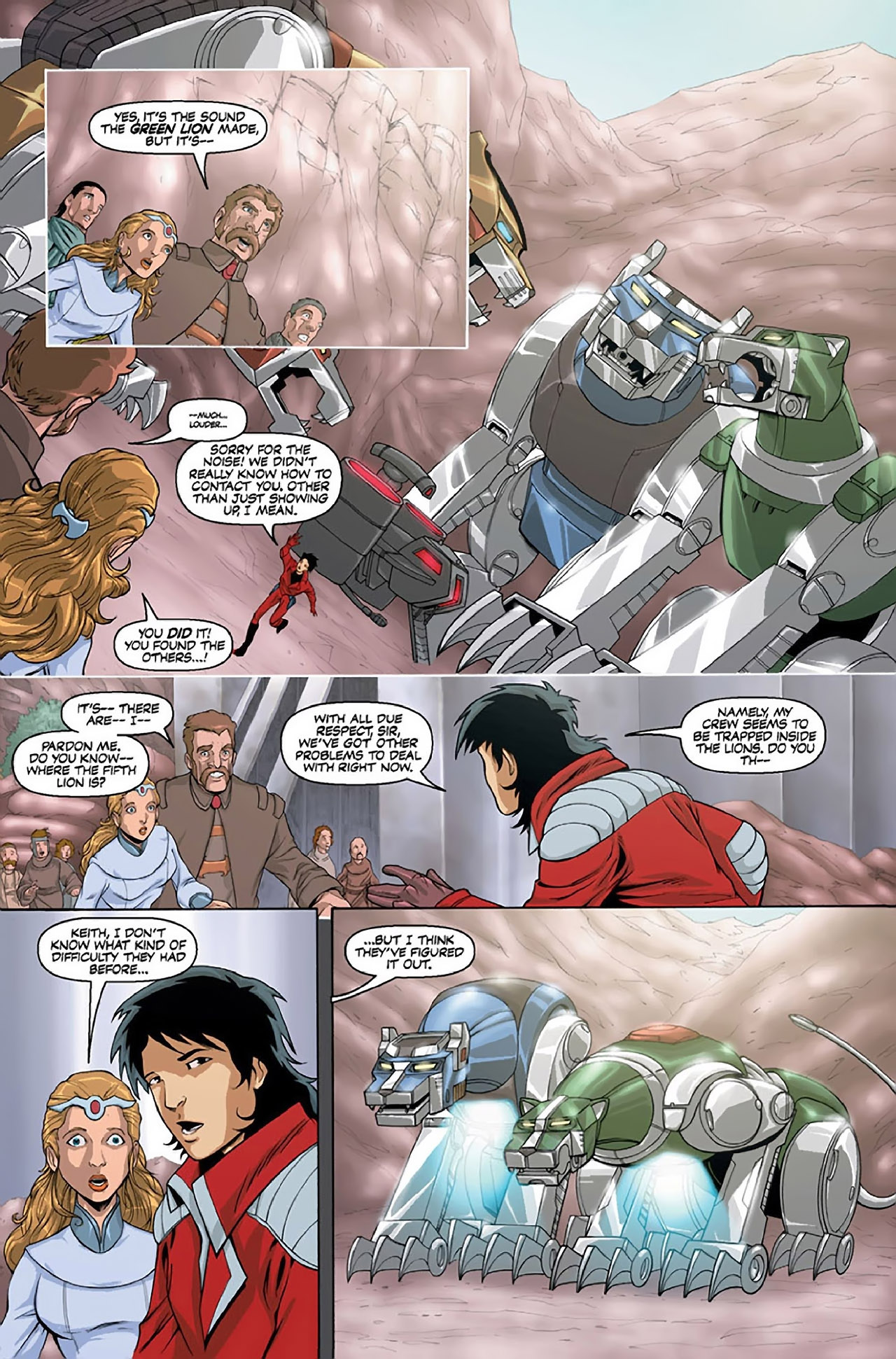 Read online Voltron: Defender of the Universe (Existed) comic -  Issue #3 - 19