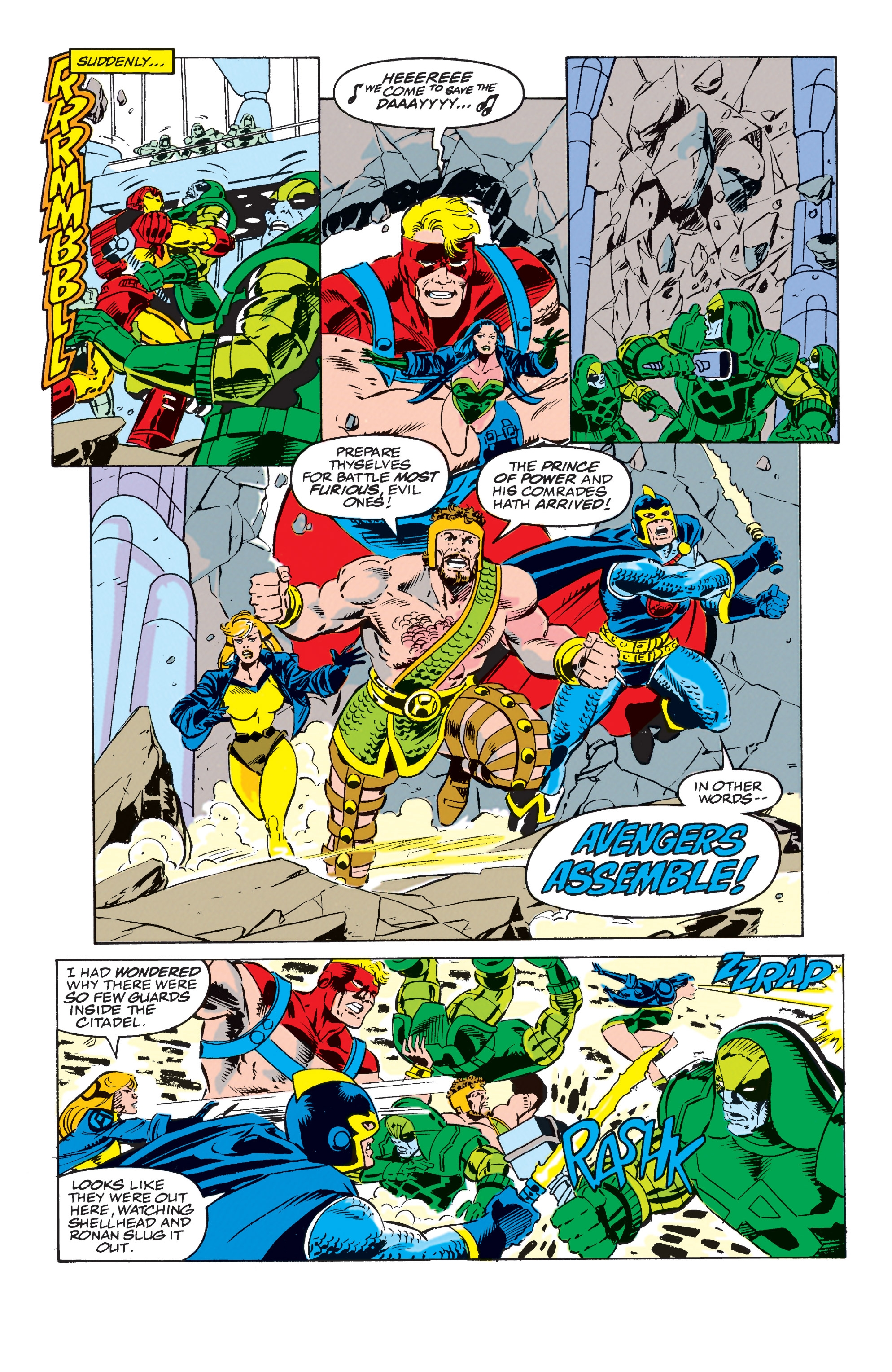 Read online Avengers Epic Collection: Operation Galactic Storm comic -  Issue # TPB (Part 3) - 88