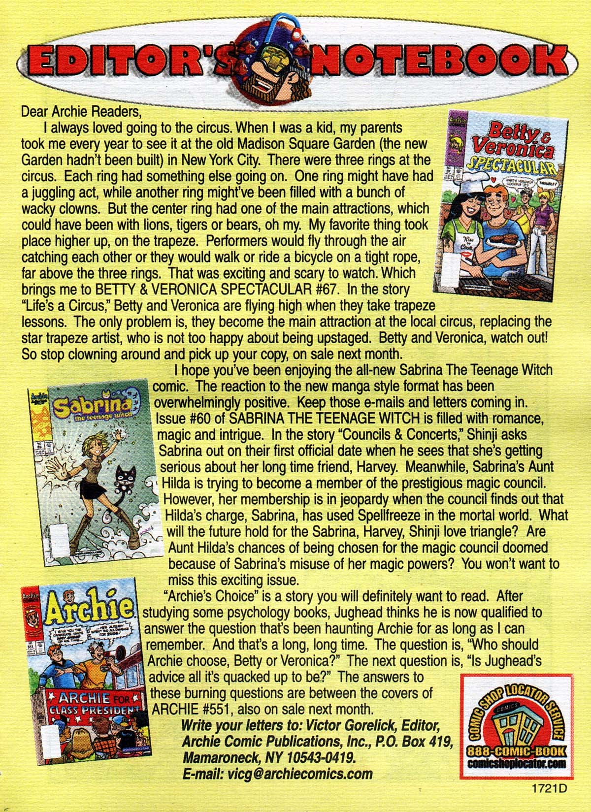 Read online Archie's Double Digest Magazine comic -  Issue #154 - 189