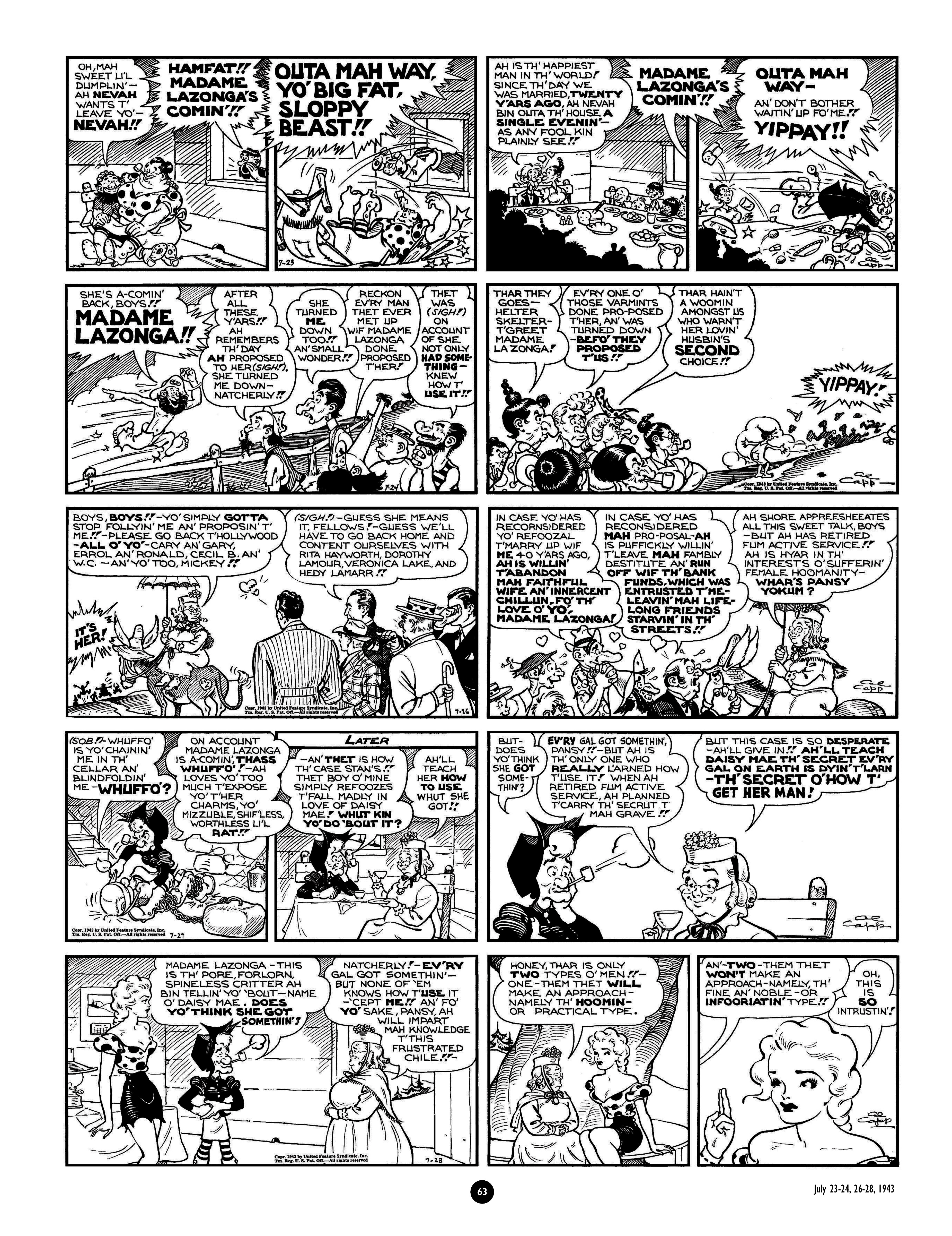 Read online Al Capp's Li'l Abner Complete Daily & Color Sunday Comics comic -  Issue # TPB 5 (Part 1) - 64