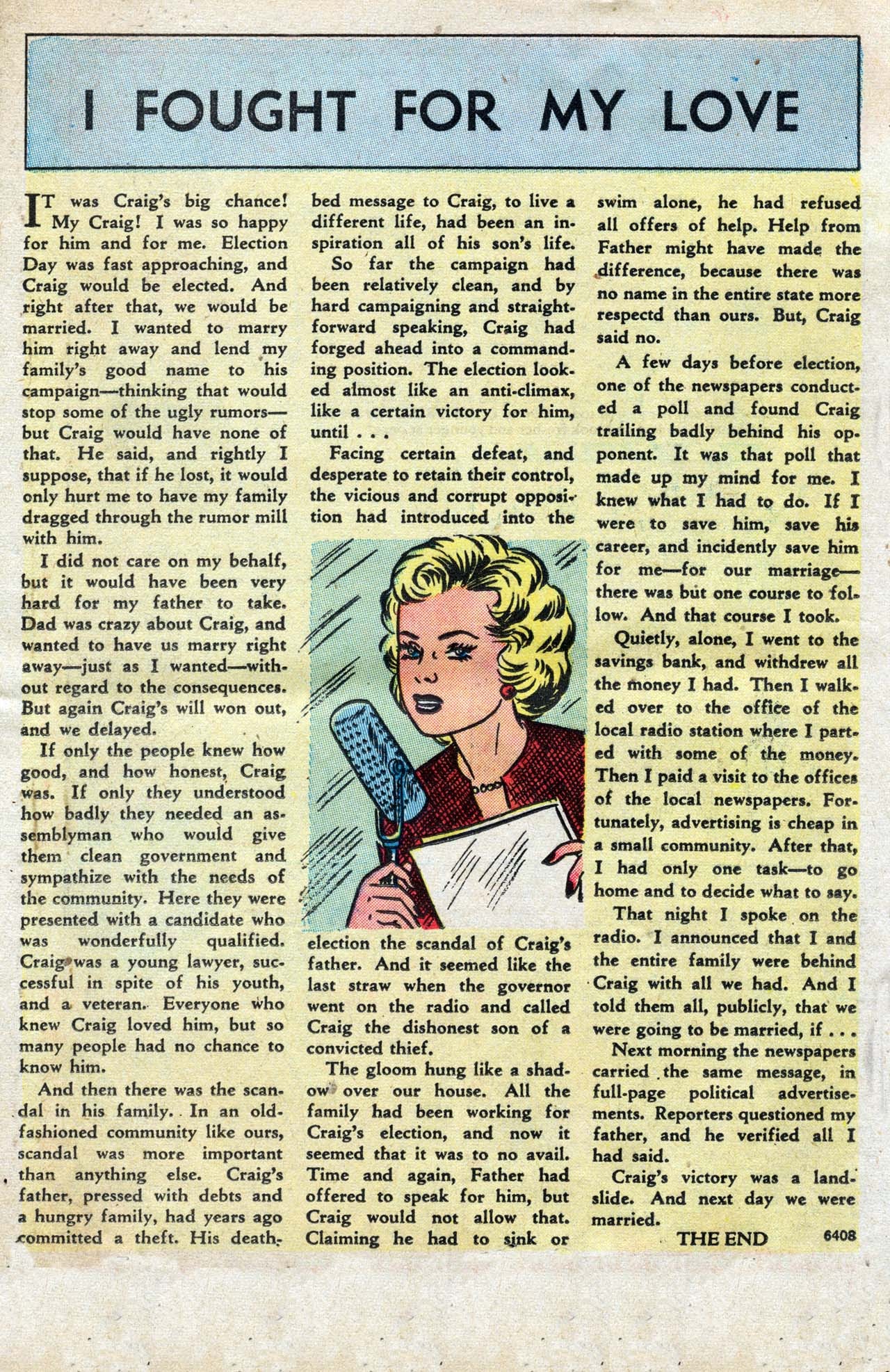 Read online Girl Comics (1949) comic -  Issue #2 - 22