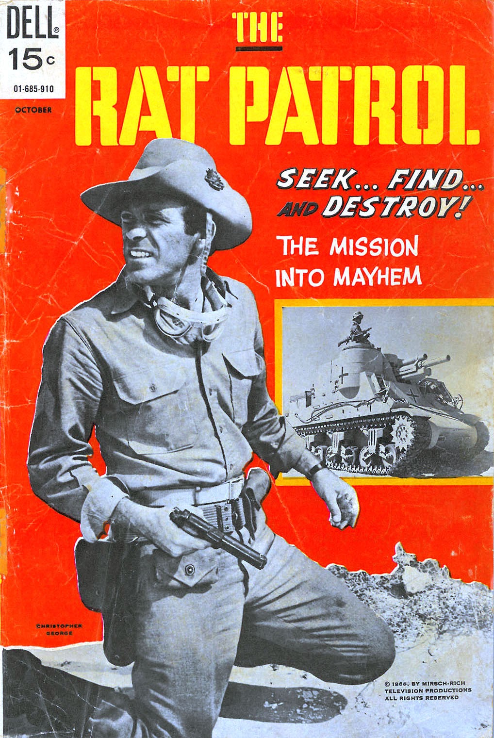 Read online The Rat Patrol comic -  Issue #6 - 1