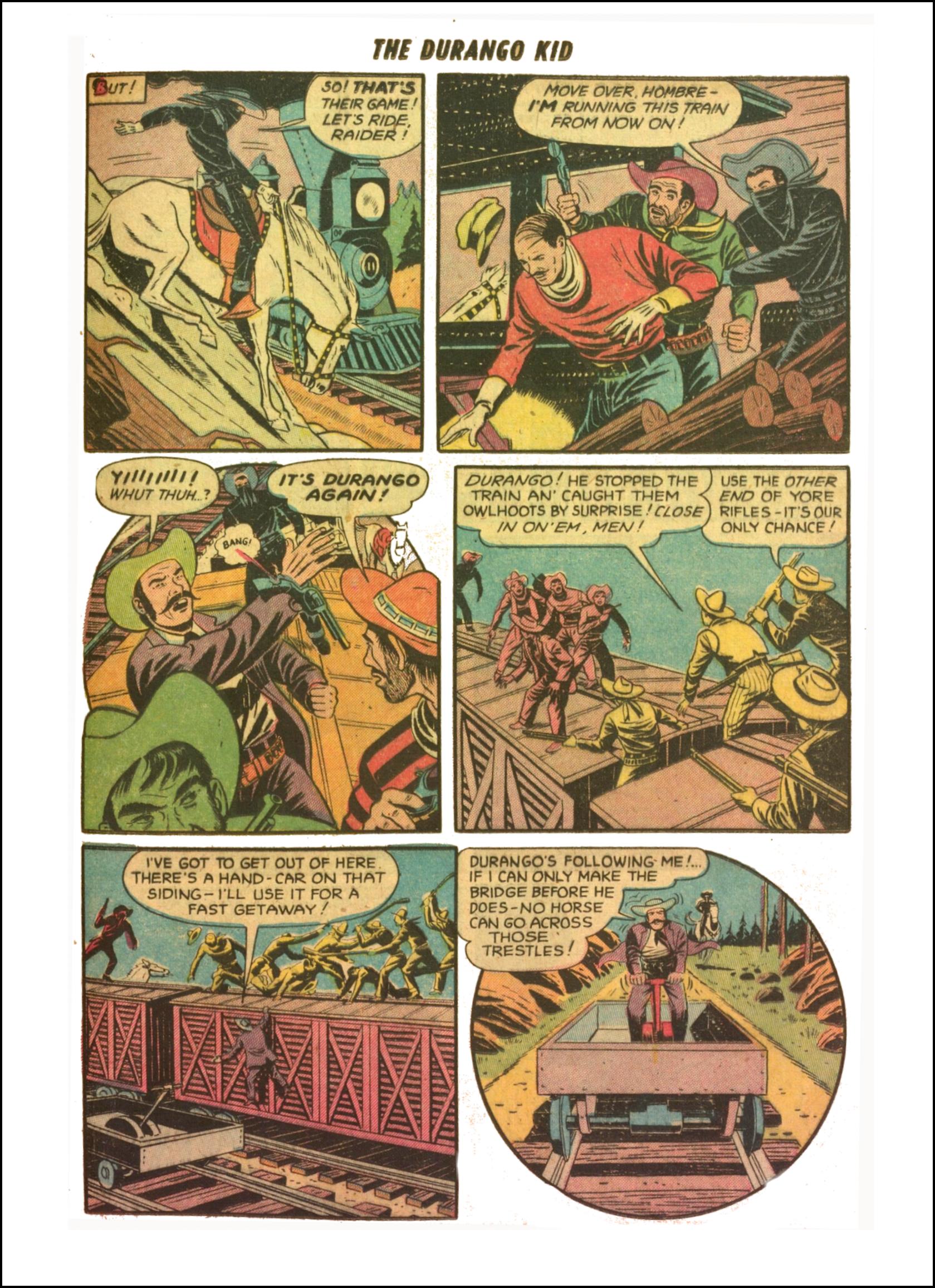Read online Charles Starrett as The Durango Kid comic -  Issue #21 - 23