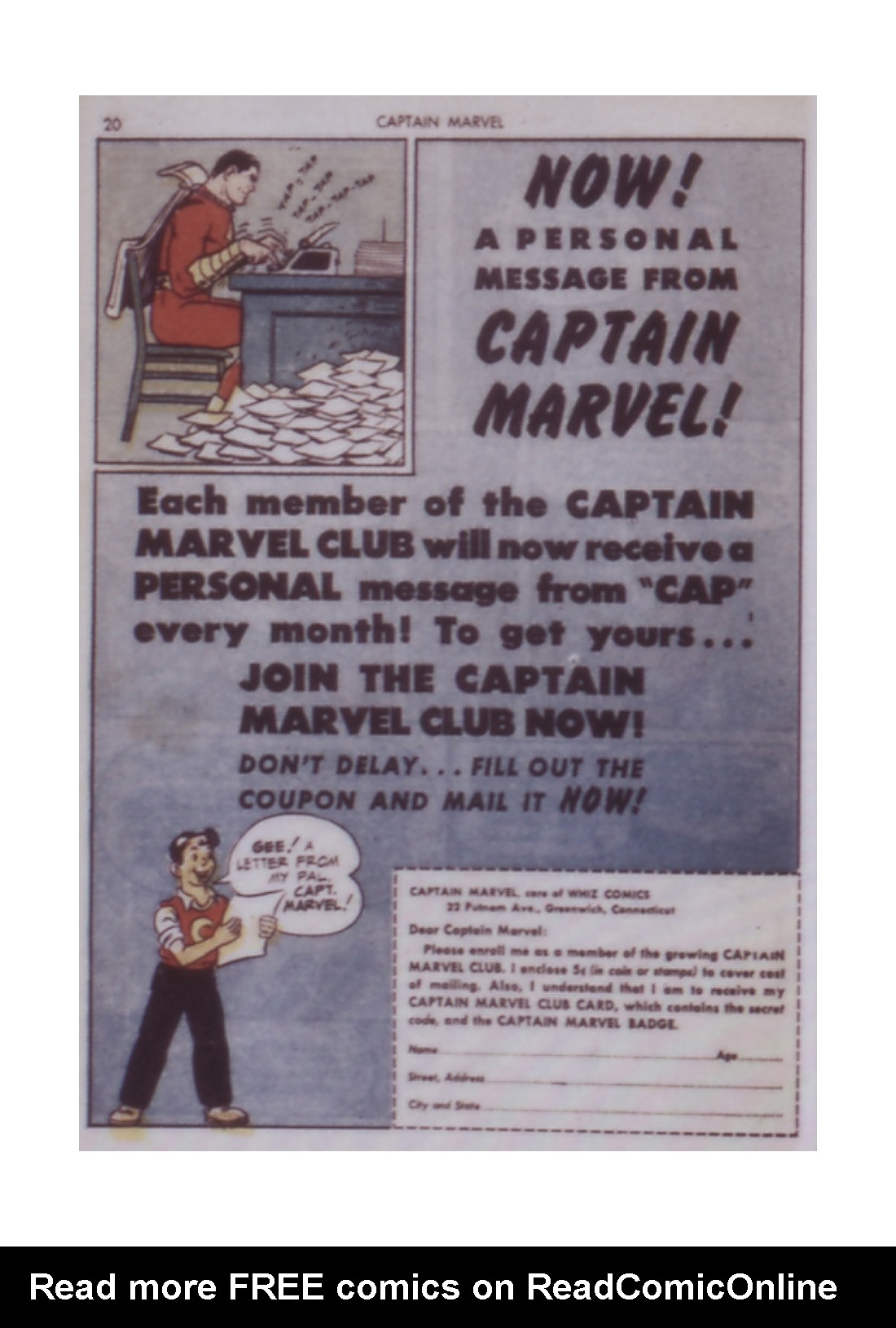 Read online Captain Marvel Adventures comic -  Issue #14 - 20