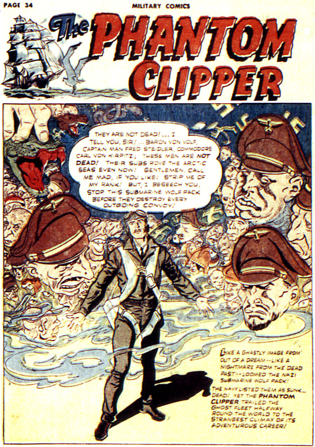 Read online Military Comics comic -  Issue #16 - 35