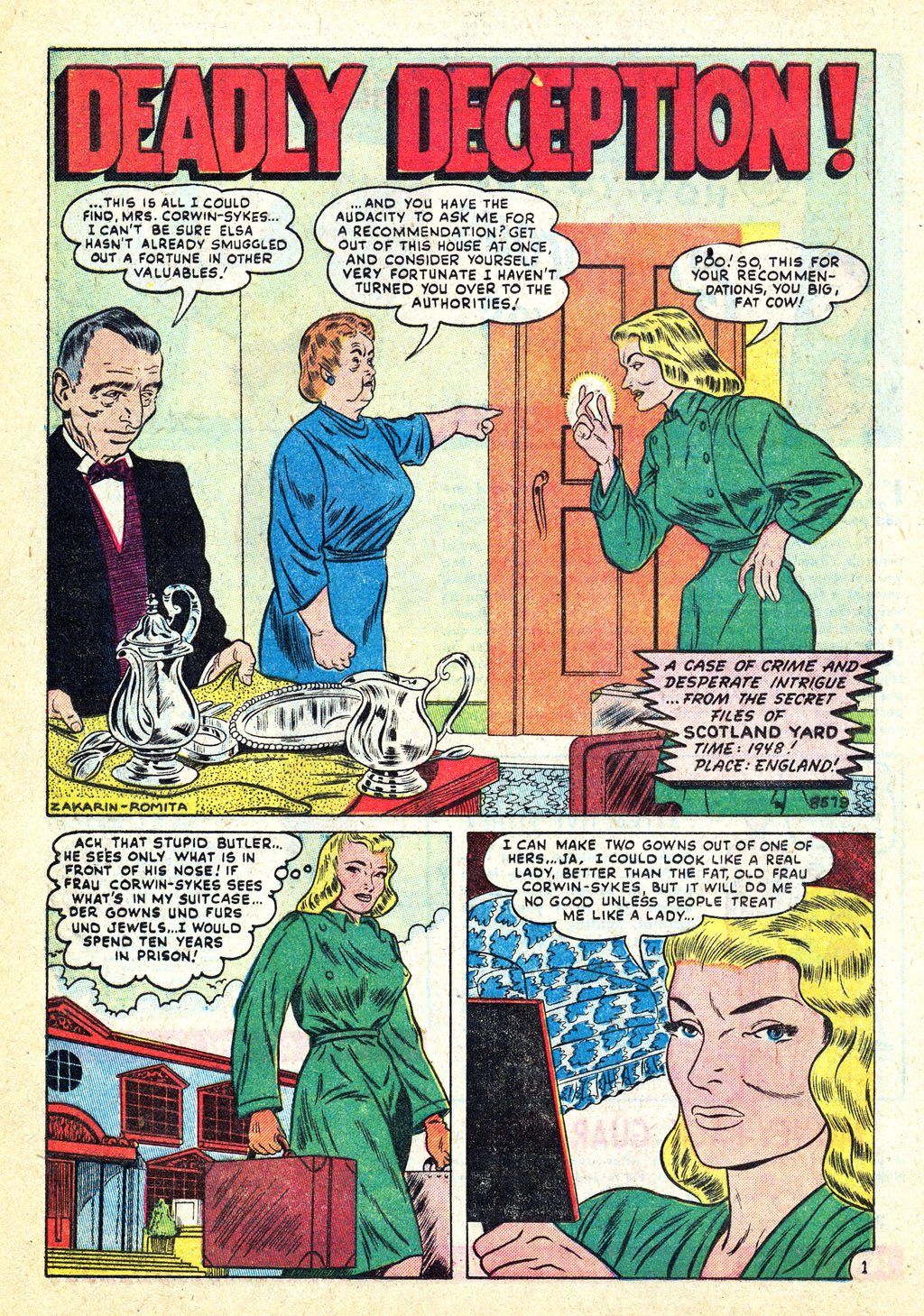 Read online Crime Cases Comics (1951) comic -  Issue #7 - 12