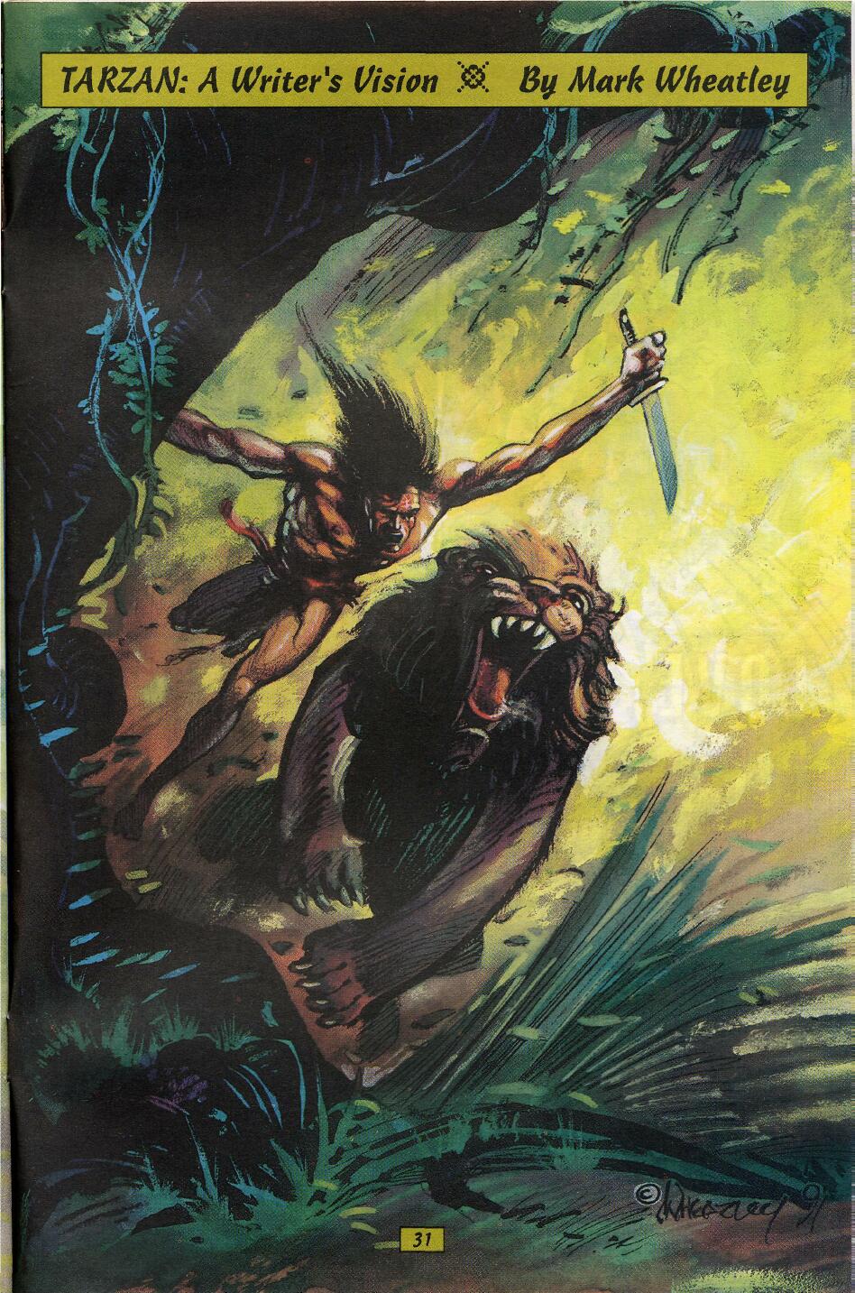Read online Tarzan the Warrior comic -  Issue #5 - 33