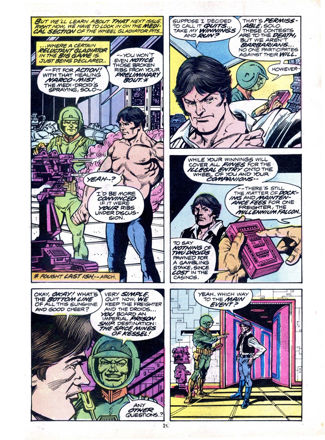 Read online Return of the Jedi comic -  Issue #40 - 21