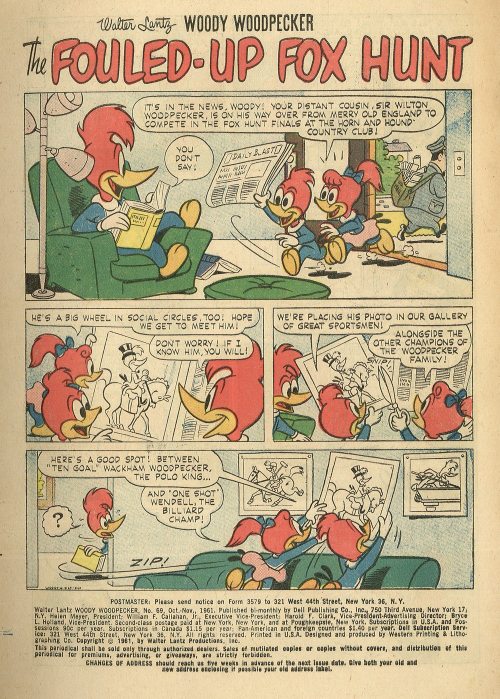 Read online Walter Lantz Woody Woodpecker (1952) comic -  Issue #69 - 3