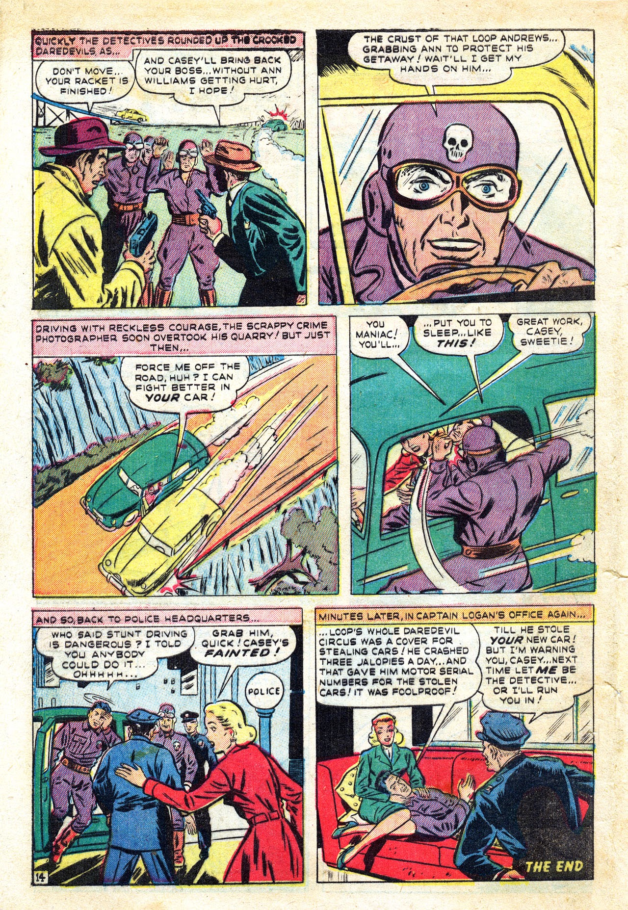 Read online Casey Crime Photographer comic -  Issue #1 - 40