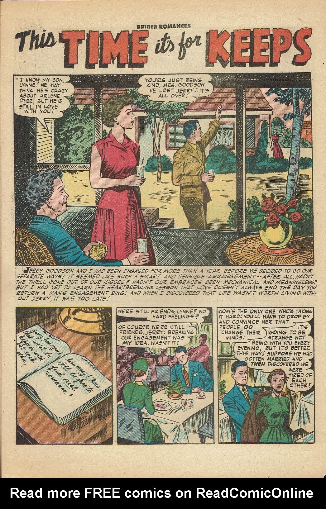 Read online Brides Romances comic -  Issue #17 - 18