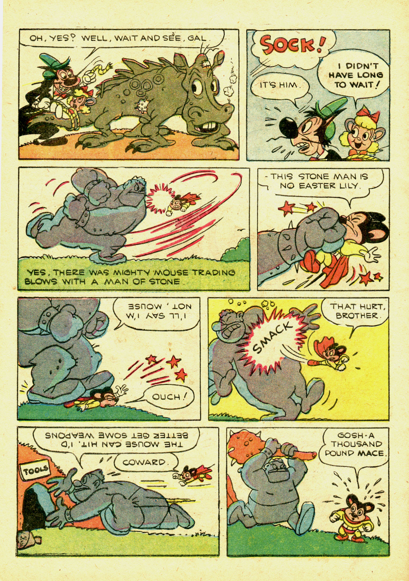 Read online Paul Terry's Mighty Mouse Comics comic -  Issue #30 - 32