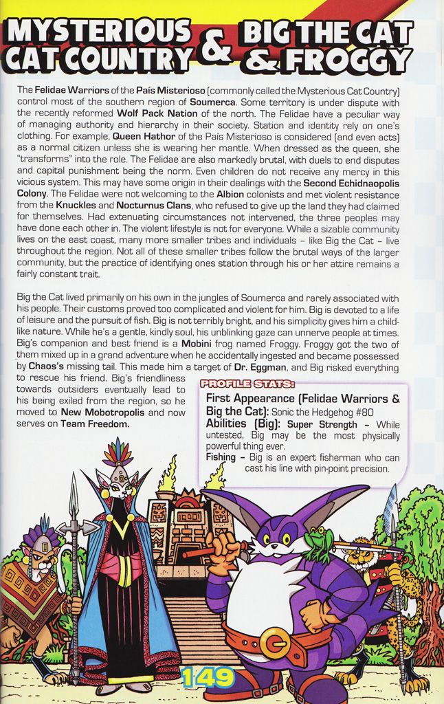 Read online Sonic the Hedgehog: The Complete Sonic Comic Encyclopedia comic -  Issue # TPB - 151