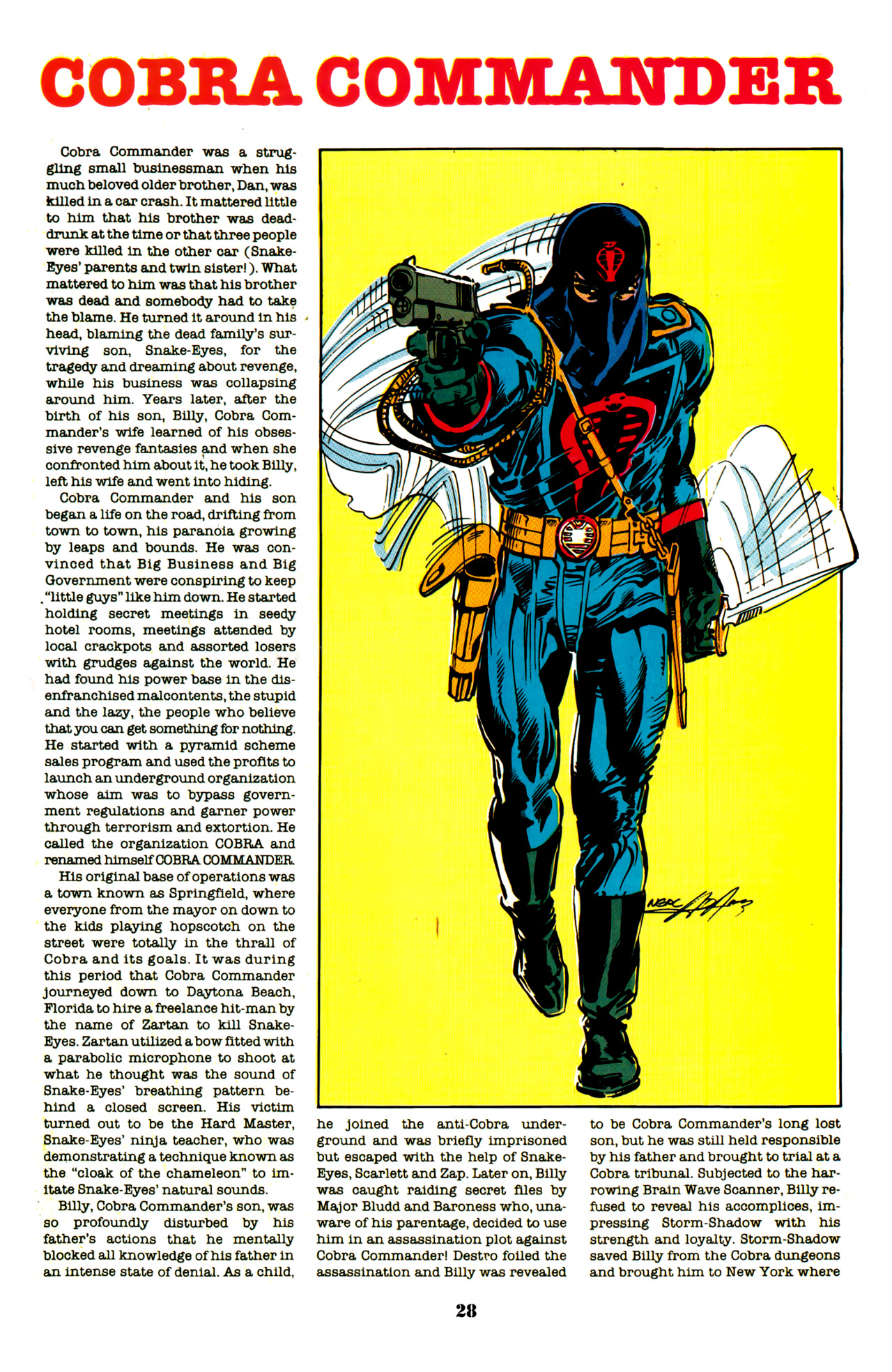 Read online G.I. Joe: Cobra Commander Tribute - 100-Page Spectacular comic -  Issue # TPB - 29
