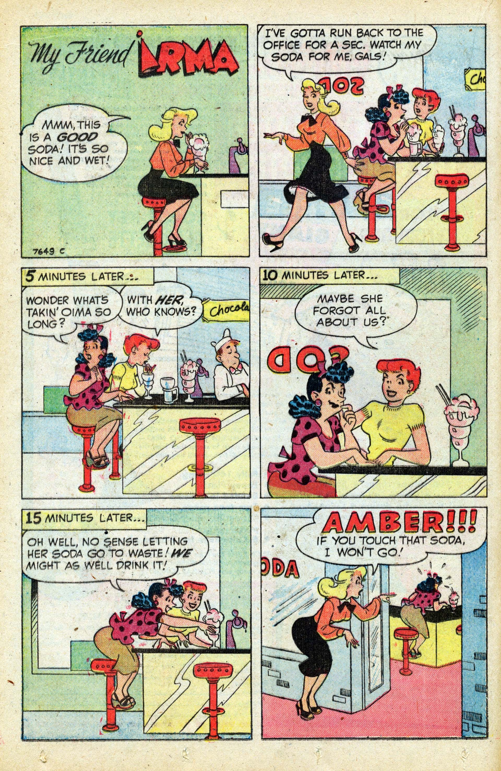 Read online My Friend Irma comic -  Issue #6 - 28
