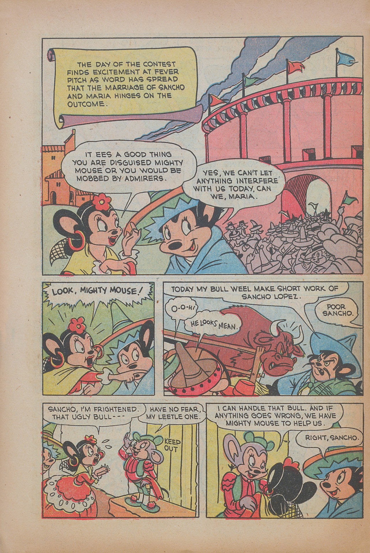 Read online Paul Terry's Mighty Mouse Comics comic -  Issue #5 - 14
