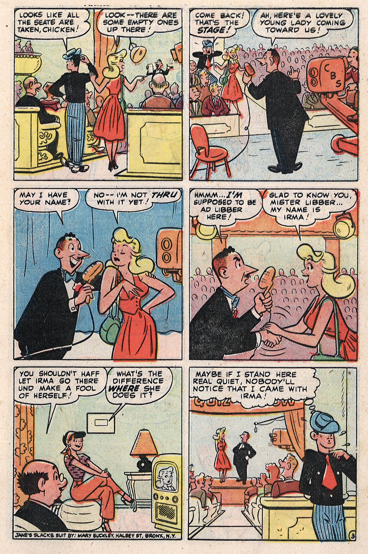 Read online My Friend Irma comic -  Issue #12 - 5