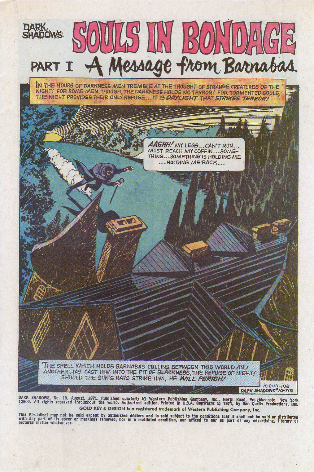 Read online Dark Shadows (1969) comic -  Issue #10 - 3